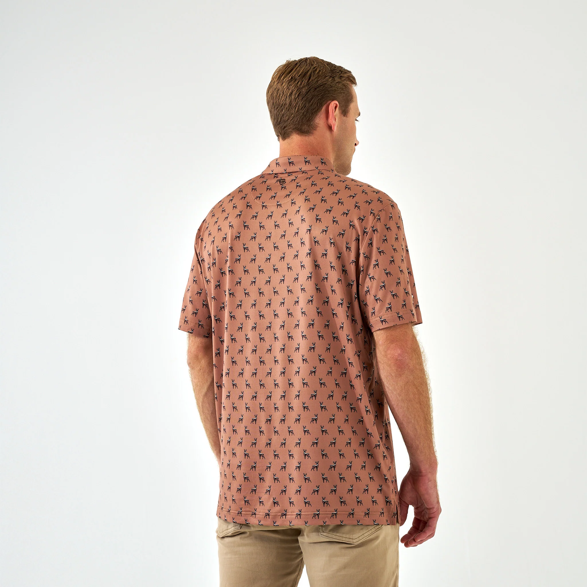 Performance Polo - Whitetail Deer - Brown - Image 4