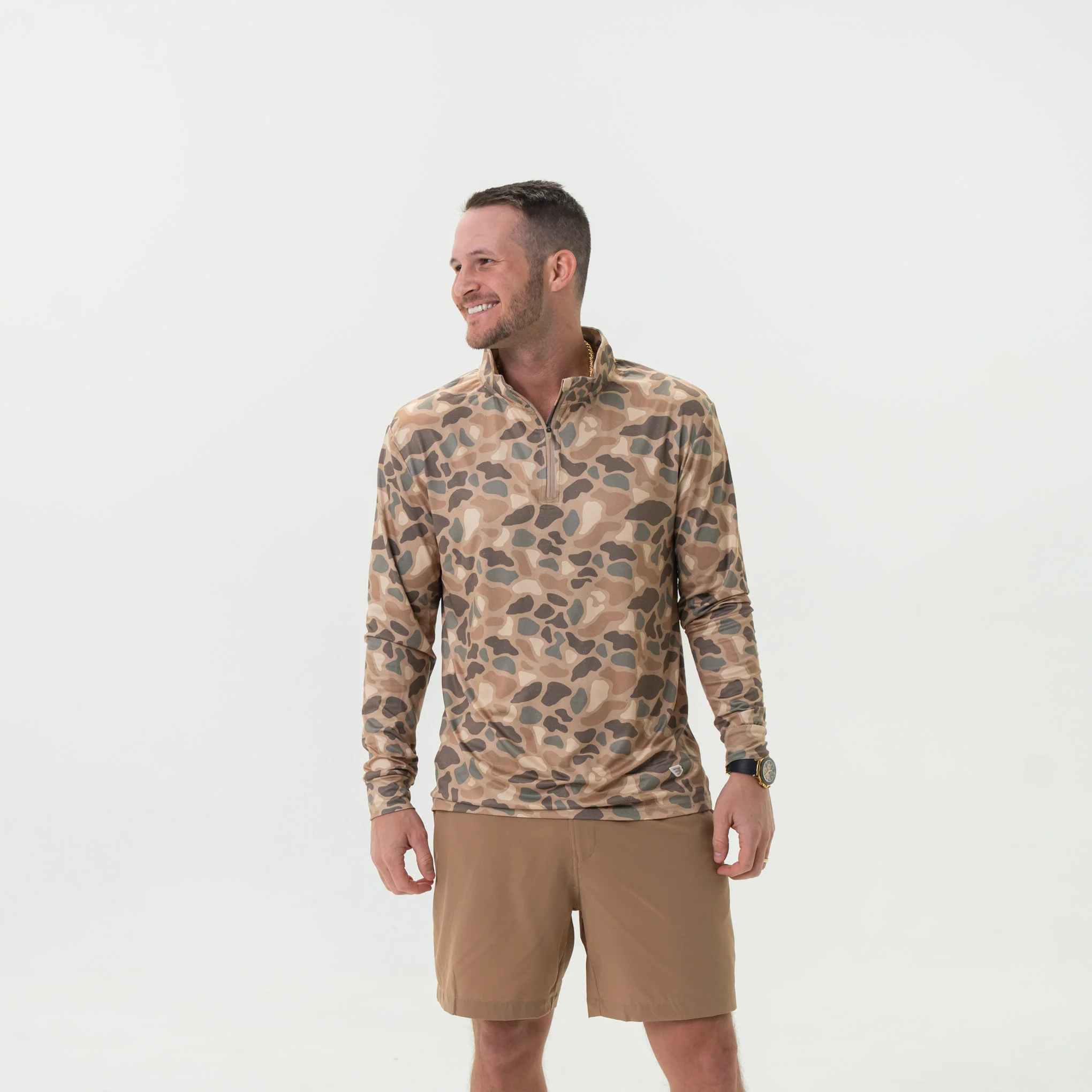 Performance Quarter Zip - Pintail Camo - Image 3