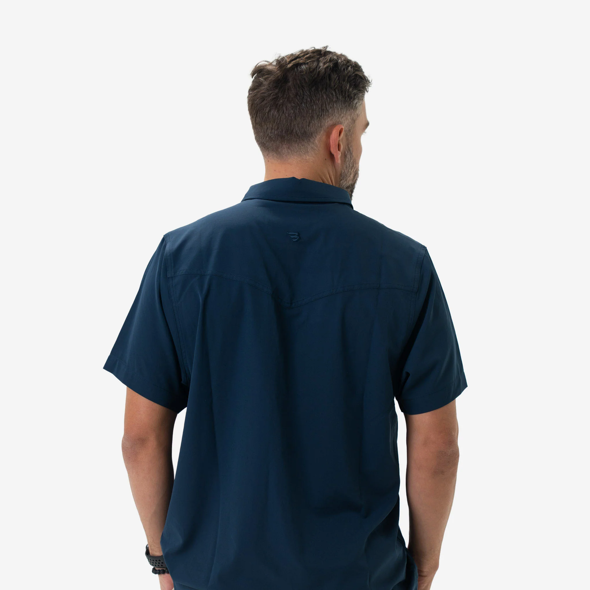Performance Western Shirt - Navy - Image 4