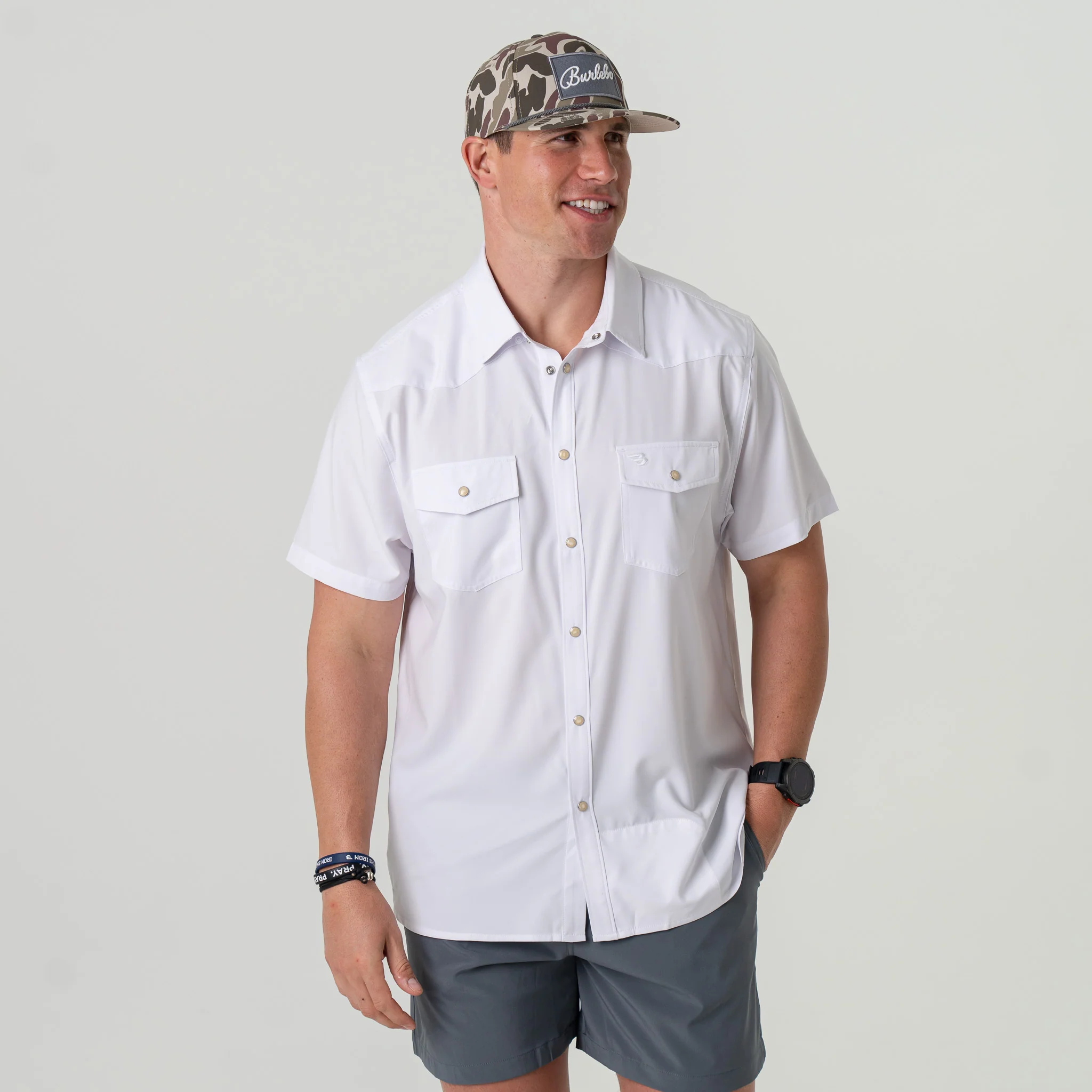 Performance Western Shirt -  White - Image 7