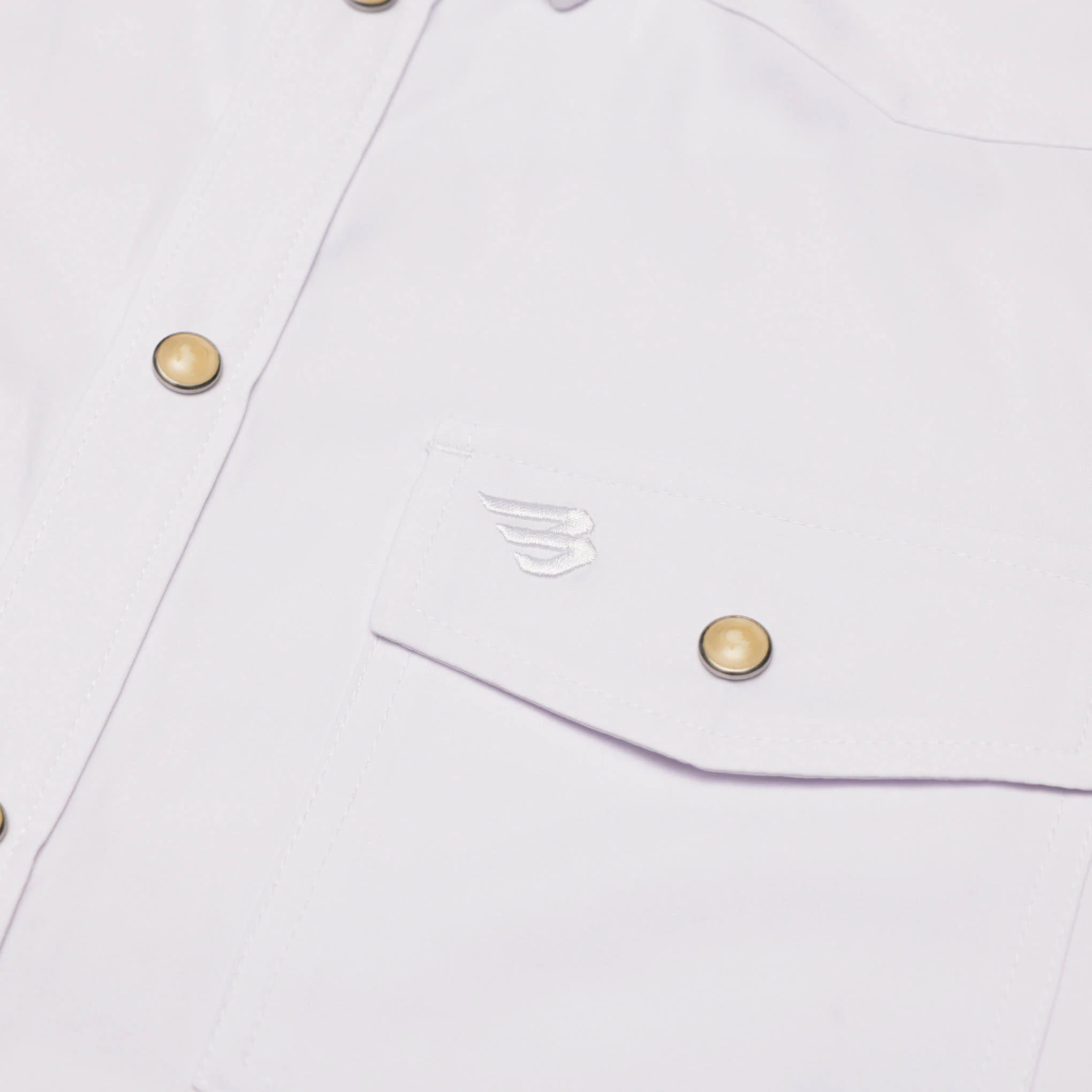 Performance Western Shirt -  White - Image 9