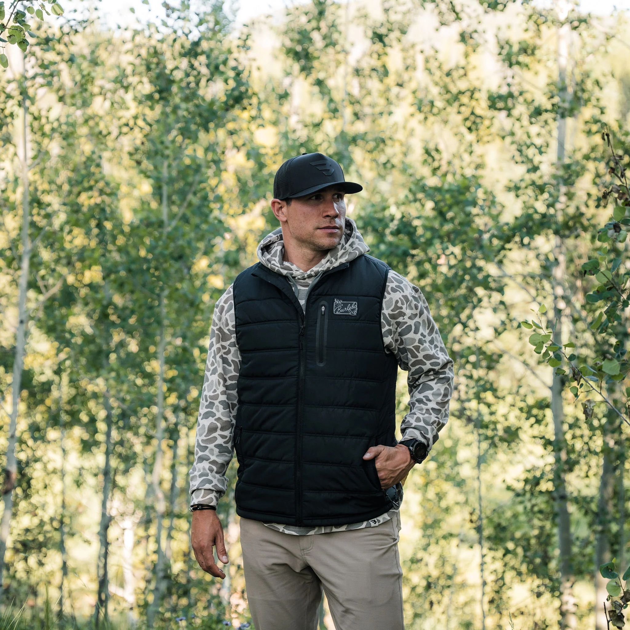 Puffer Vest - Black - Image 2