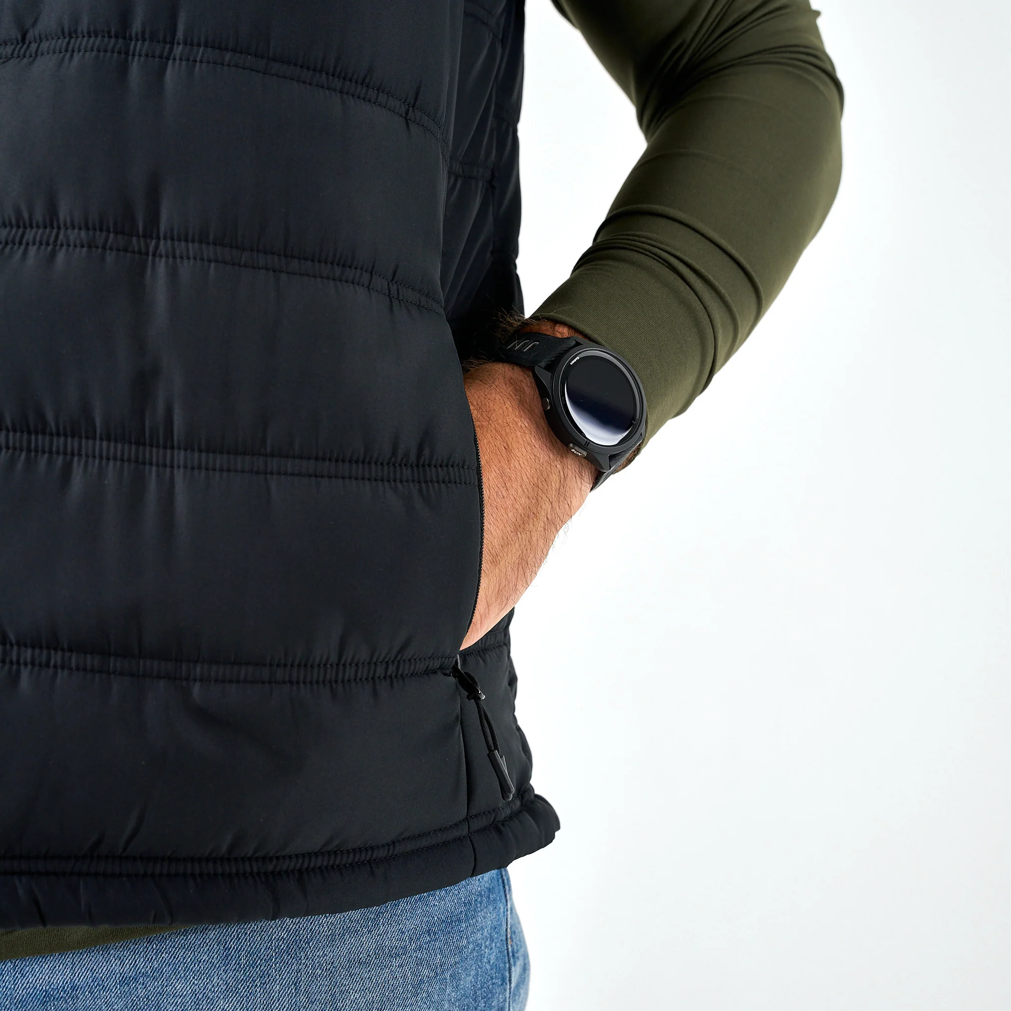 Puffer Vest - Black - Image 6