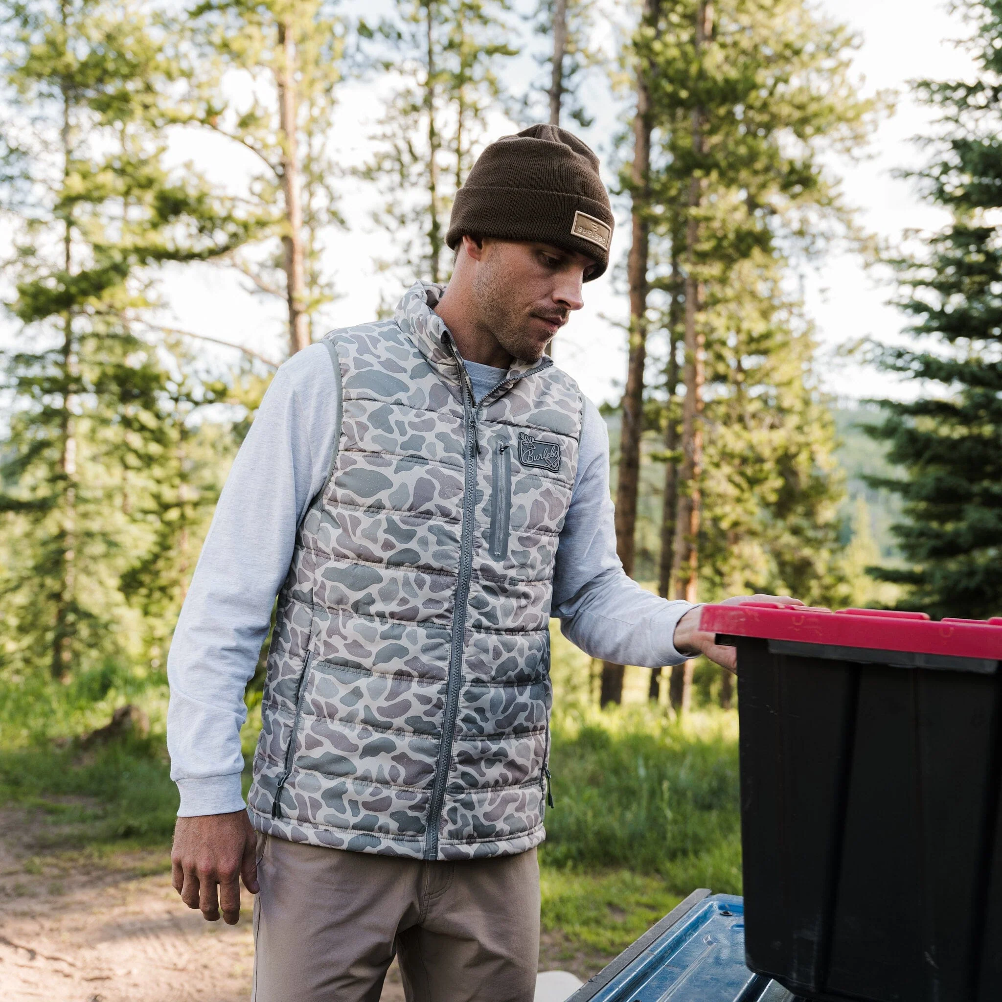 Puffer Vest - Classic Deer Camo - Image 2