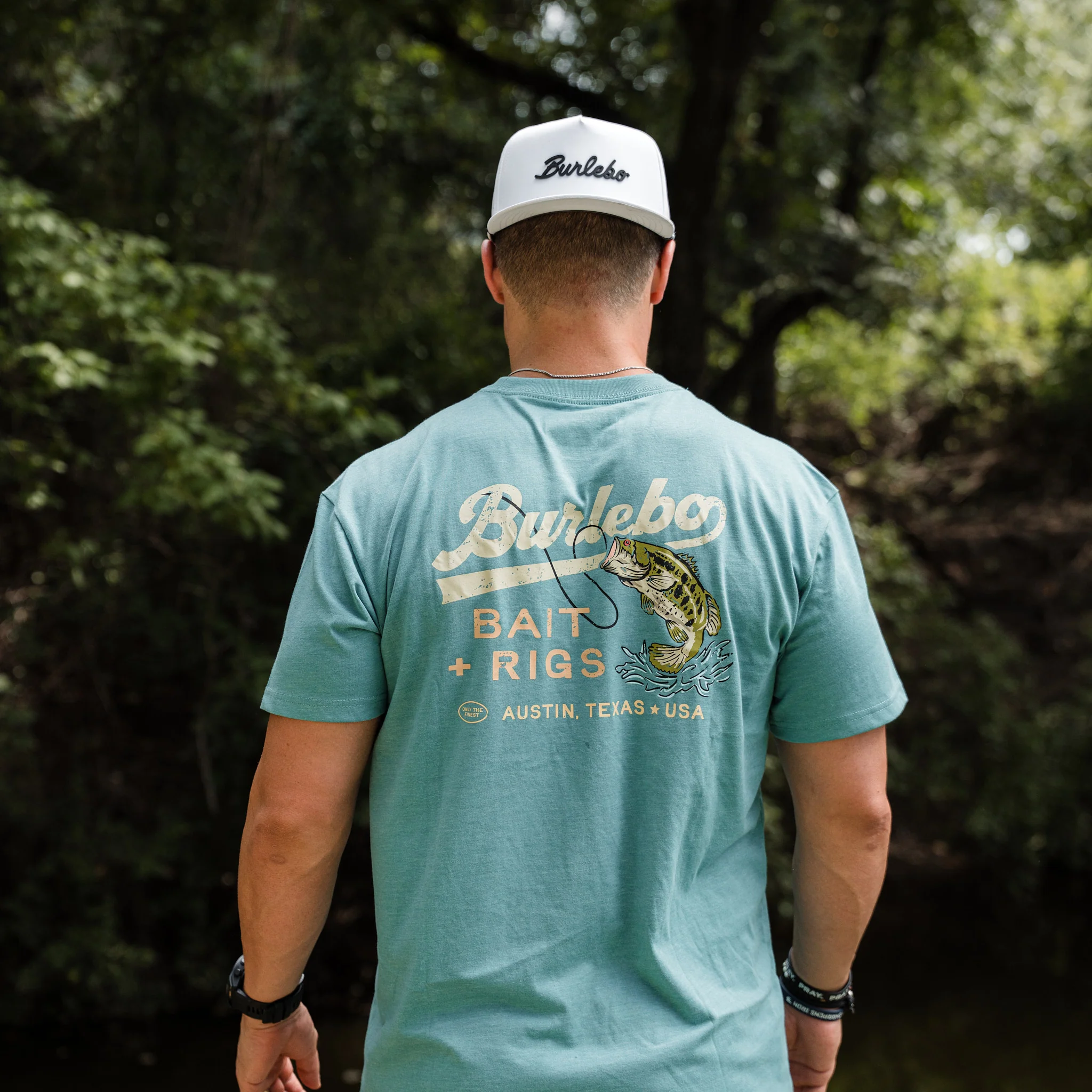 Short Sleeve Tee - Bait And Rigs - Cyan - Image 2