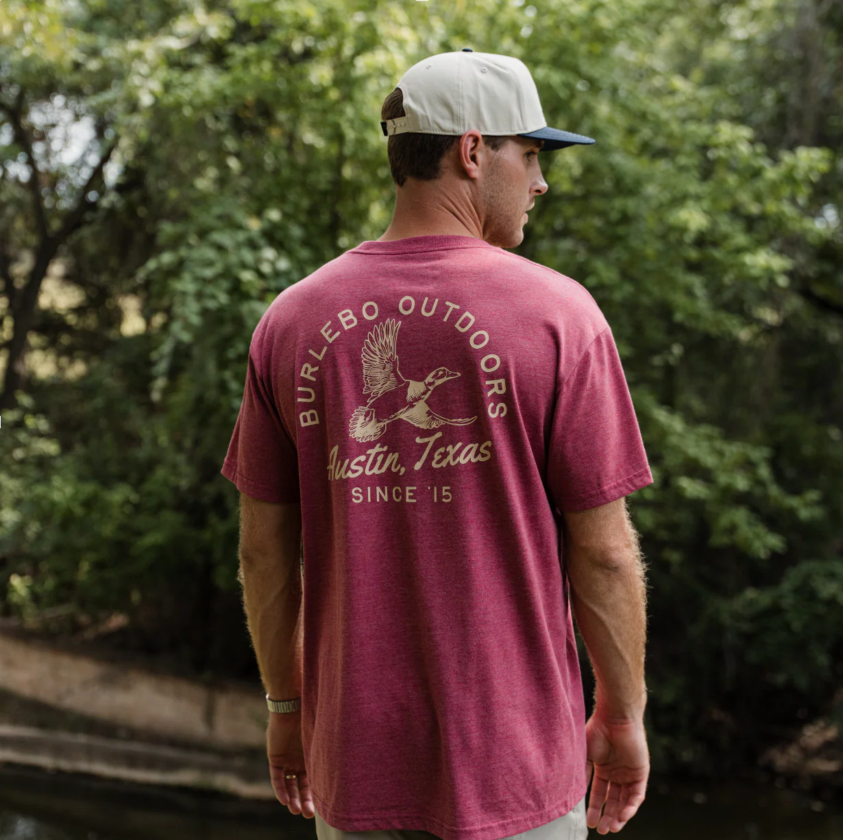 Short Sleeve Tee - Classic Duck - Heather Red - Image 2