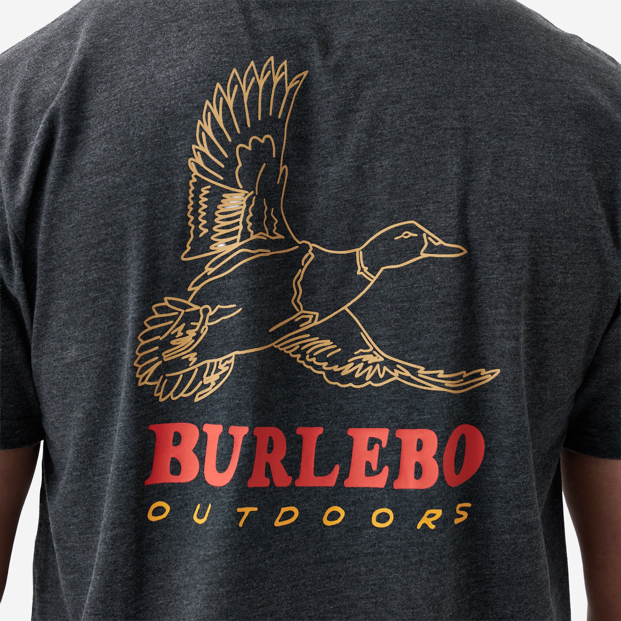 Short Sleeve Tee - Duck Wild - Heather Black - Image 4