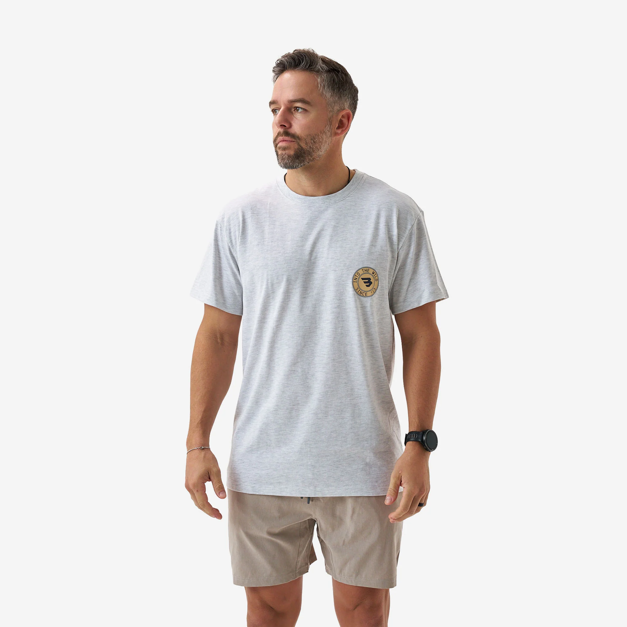 Short Sleeve Tee - Into The Wild - Ash Grey - Image 4