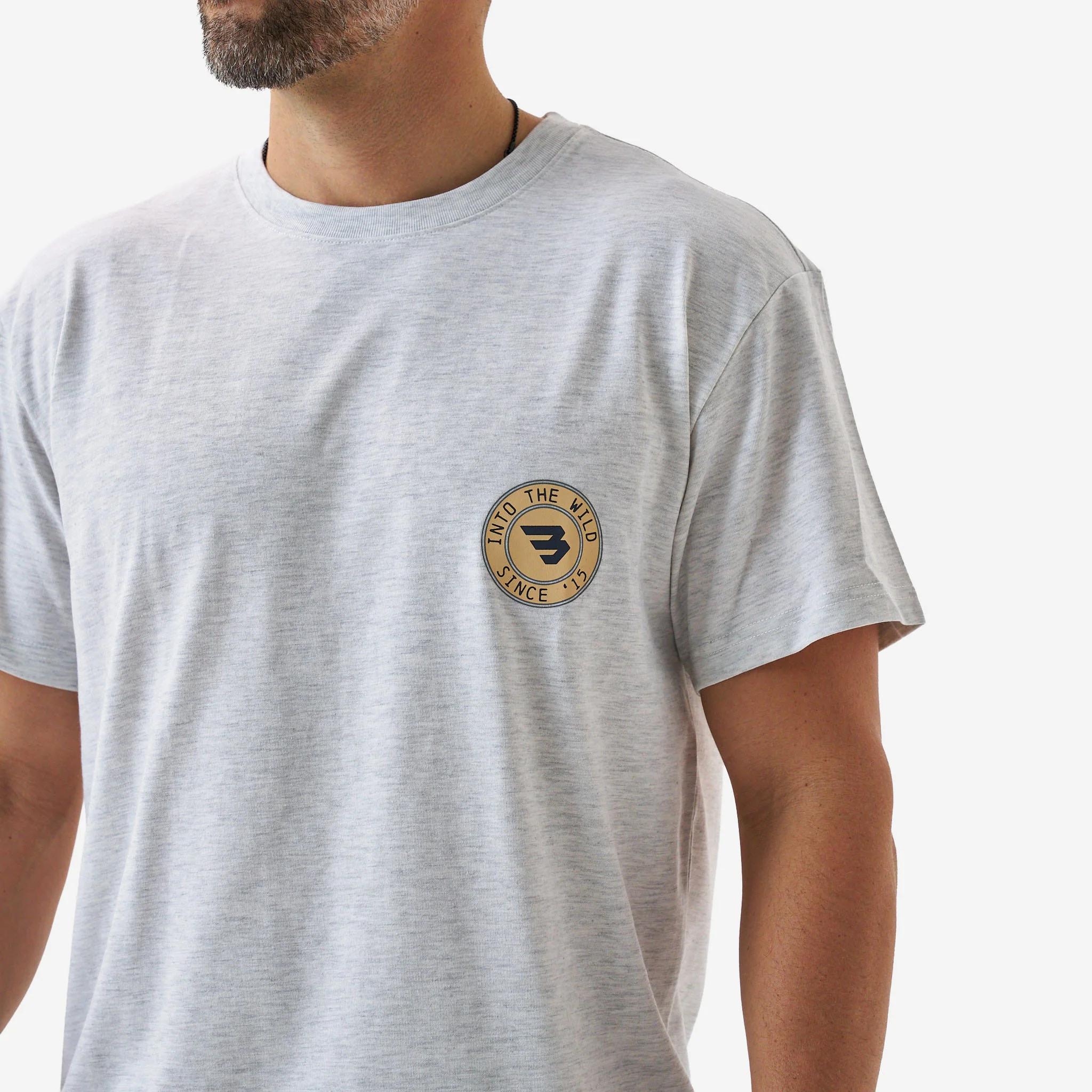 Short Sleeve Tee - Into The Wild - Ash Grey - Image 5
