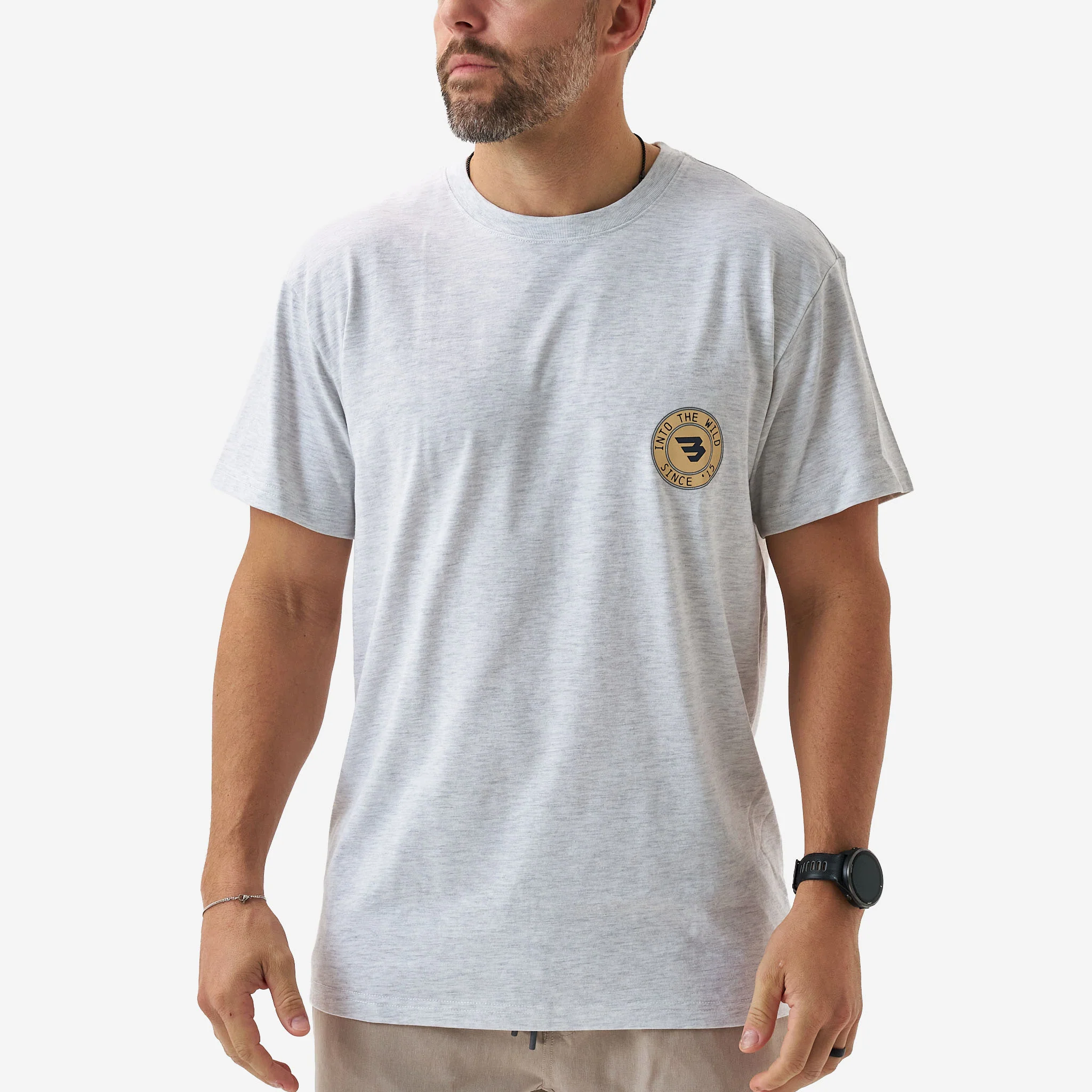 Short Sleeve Tee - Into The Wild - Ash Grey - Image 6