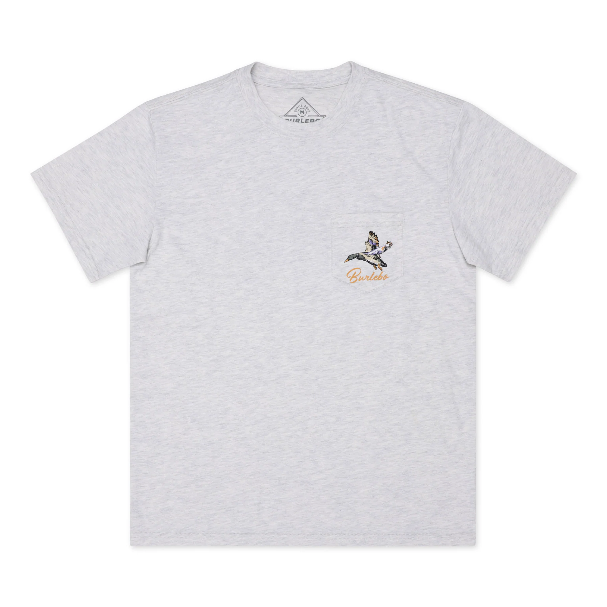 Short Sleeve Tee - Pintail Triangle Duck - Heather Ash Grey - Image 6