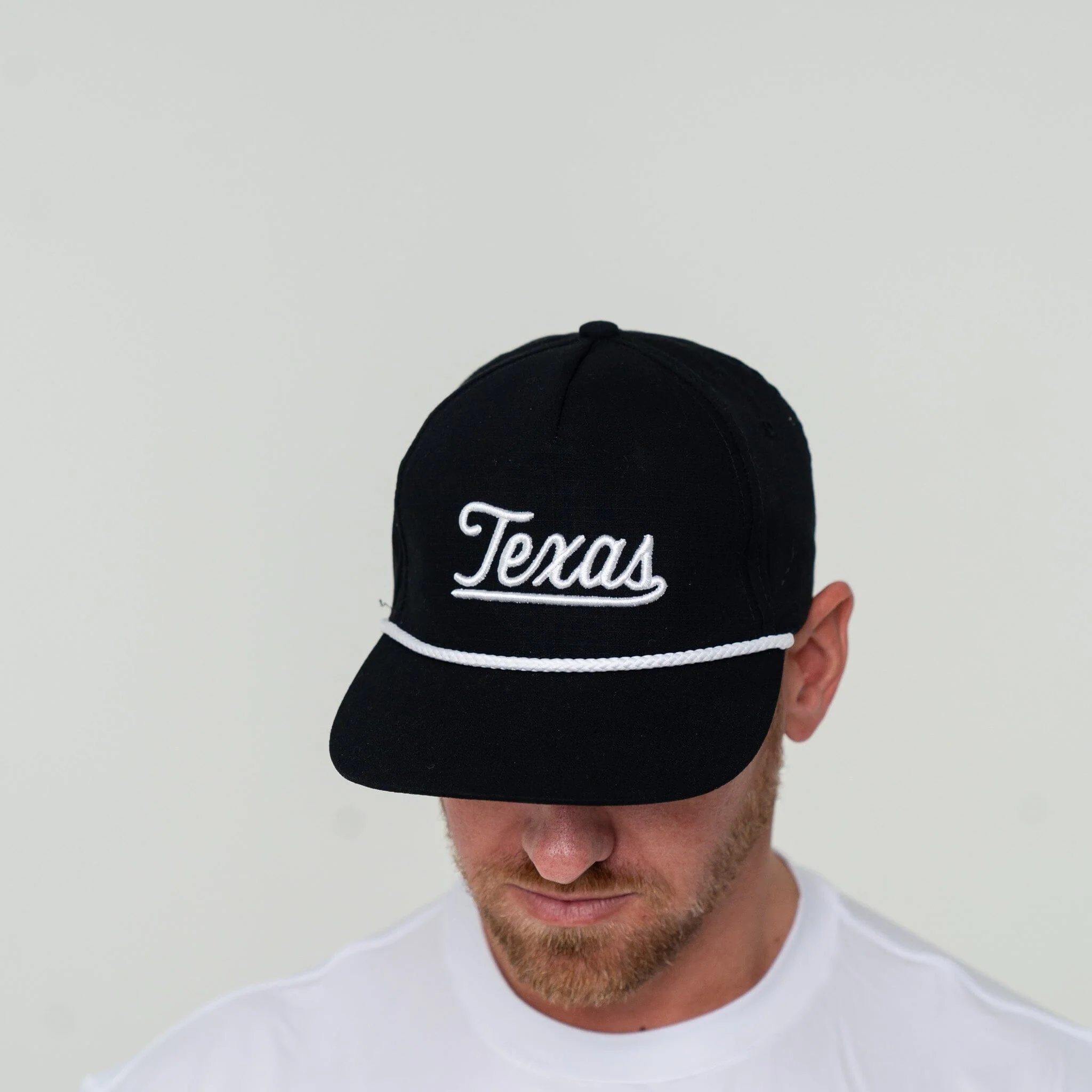 Cap - Texas Script - Black - Image 3