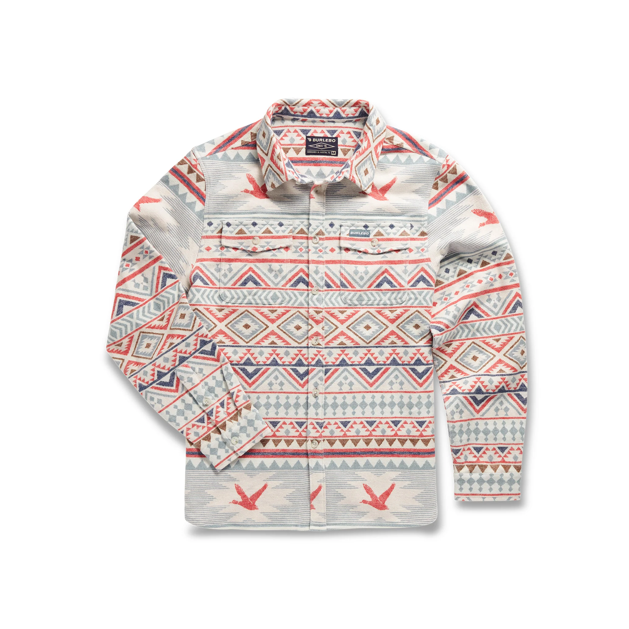 Vintage Heavyweight Flannel - Flying Duck Aztec - Image 4
