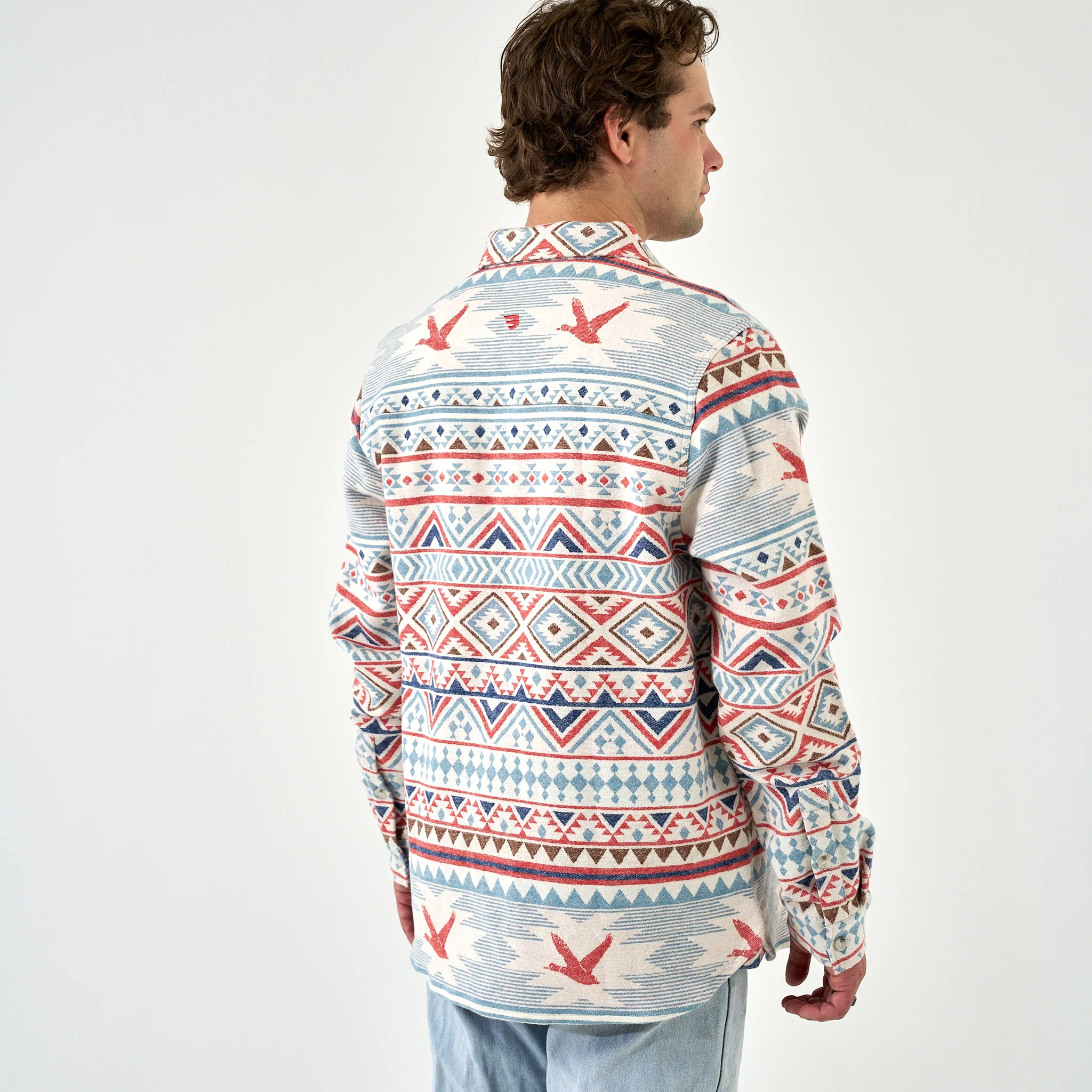 Vintage Heavyweight Flannel - Flying Duck Aztec - Image 6
