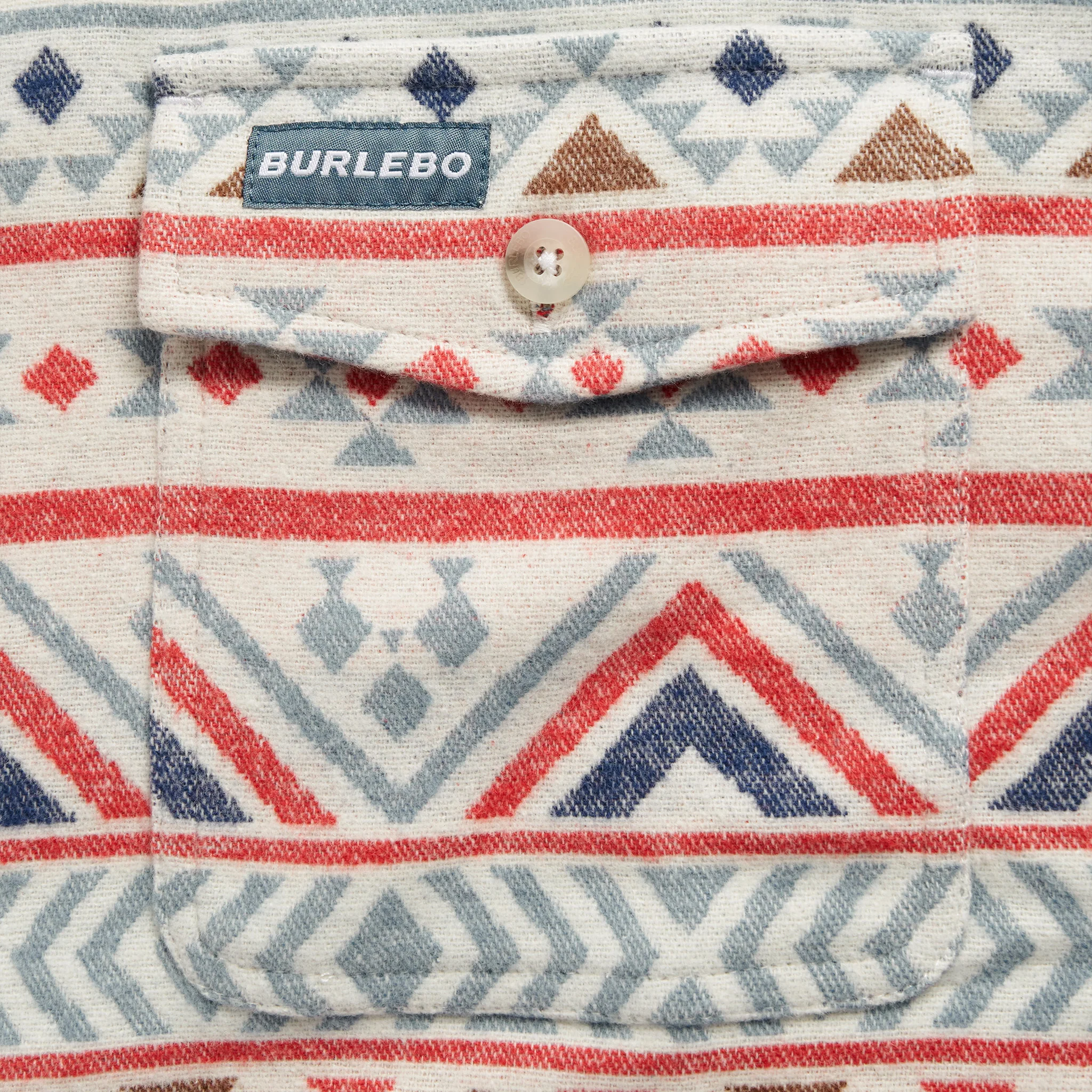Vintage Heavyweight Flannel - Flying Duck Aztec - Image 8