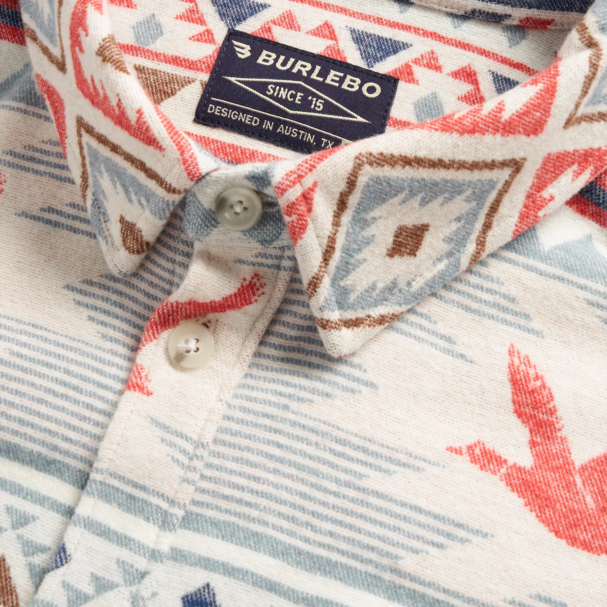 Vintage Heavyweight Flannel - Flying Duck Aztec - Image 9