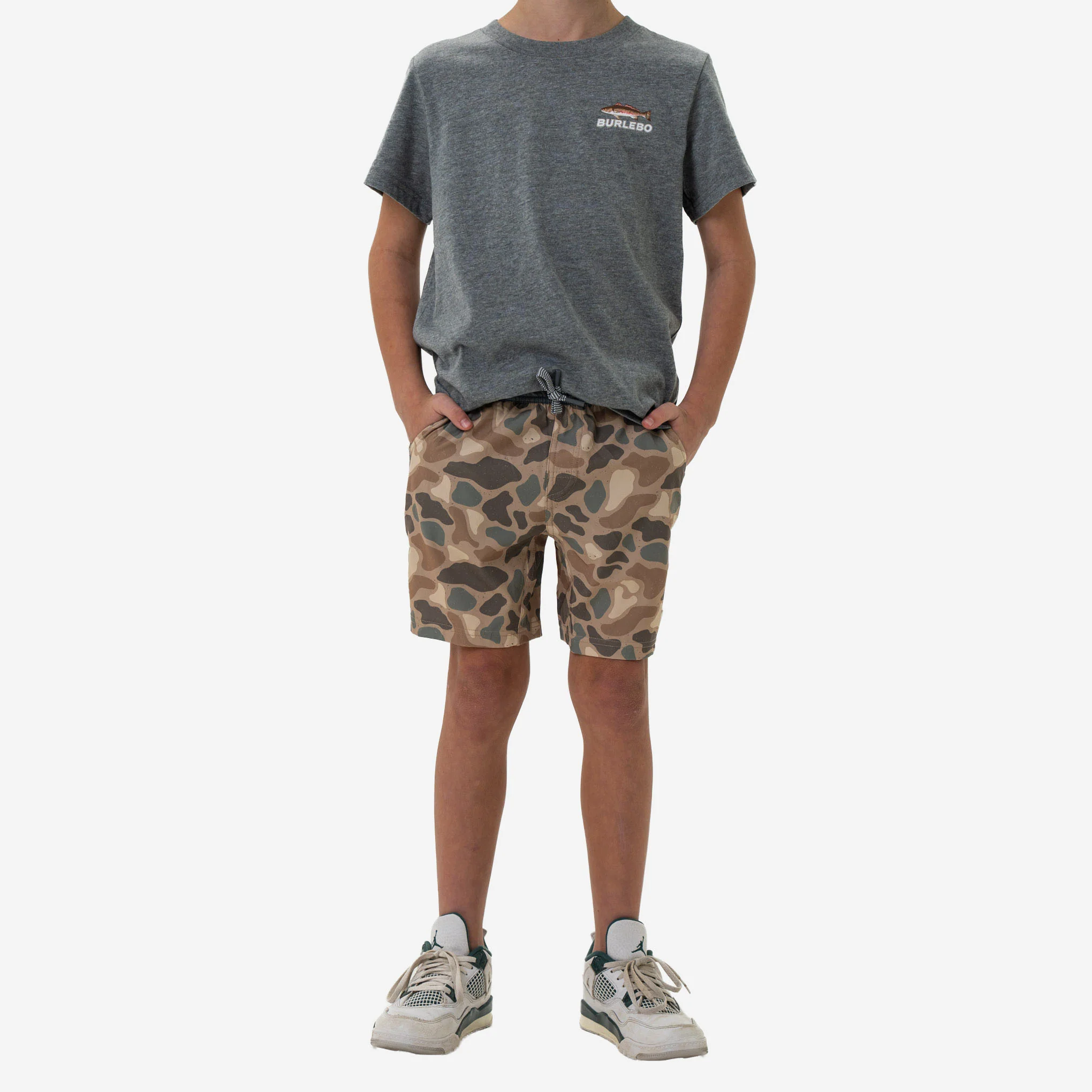 Youth Athletic Short - Pintail Camo - Image 3