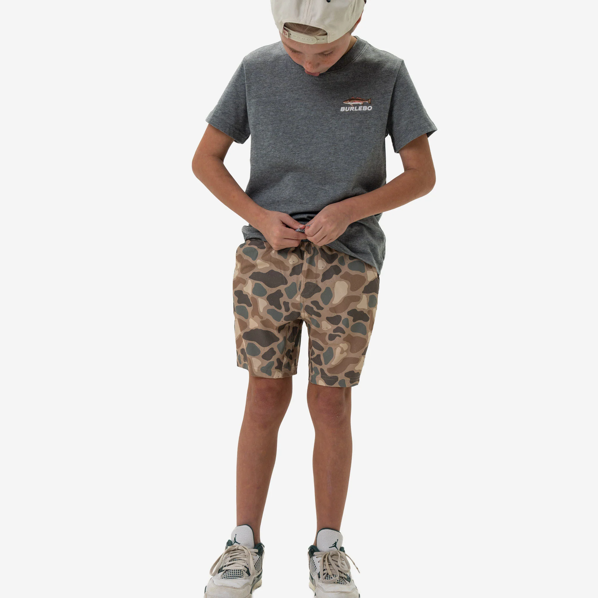 Youth Athletic Short - Pintail Camo - Image 4
