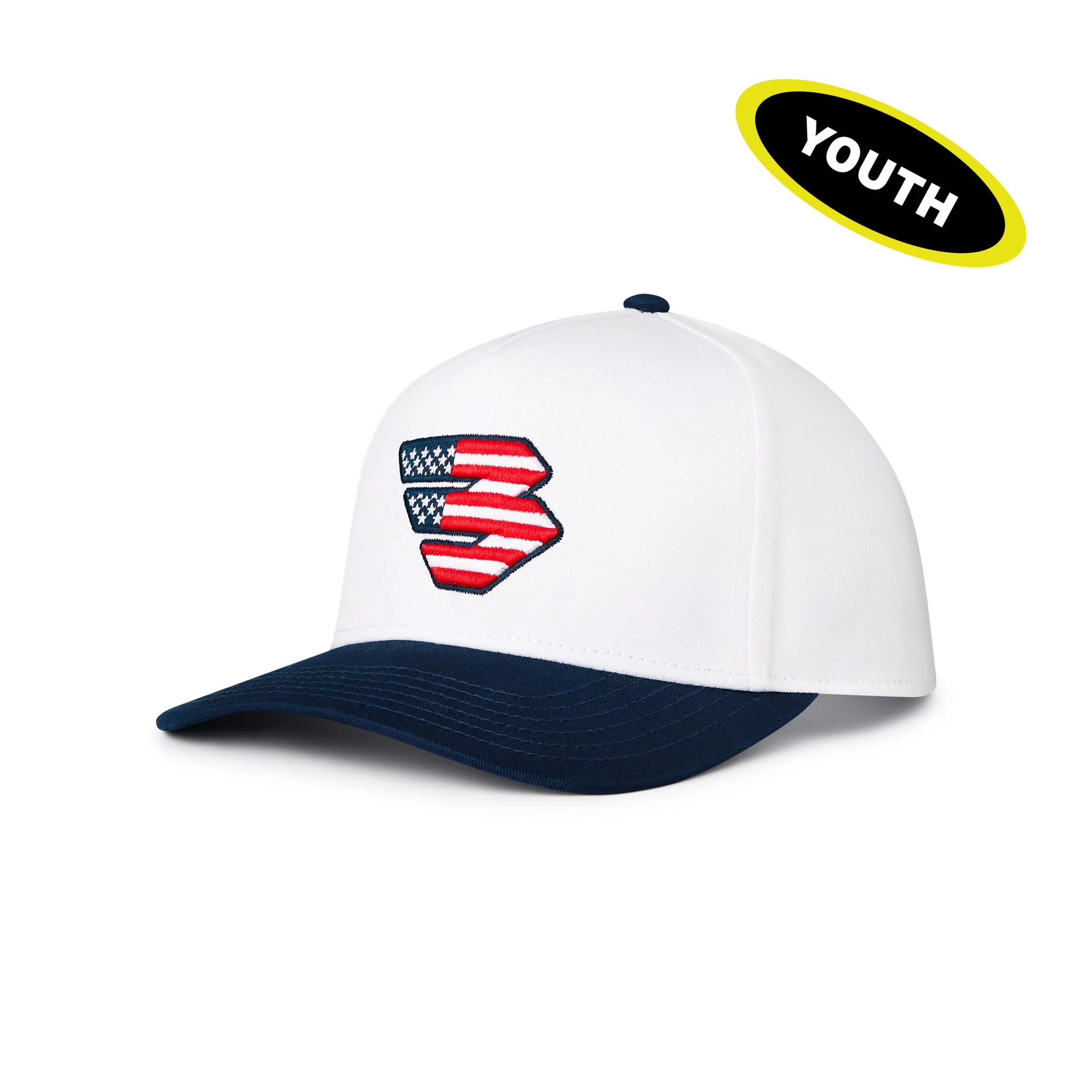 Youth Cap - Patriotic Flying B - Navy - Image 2