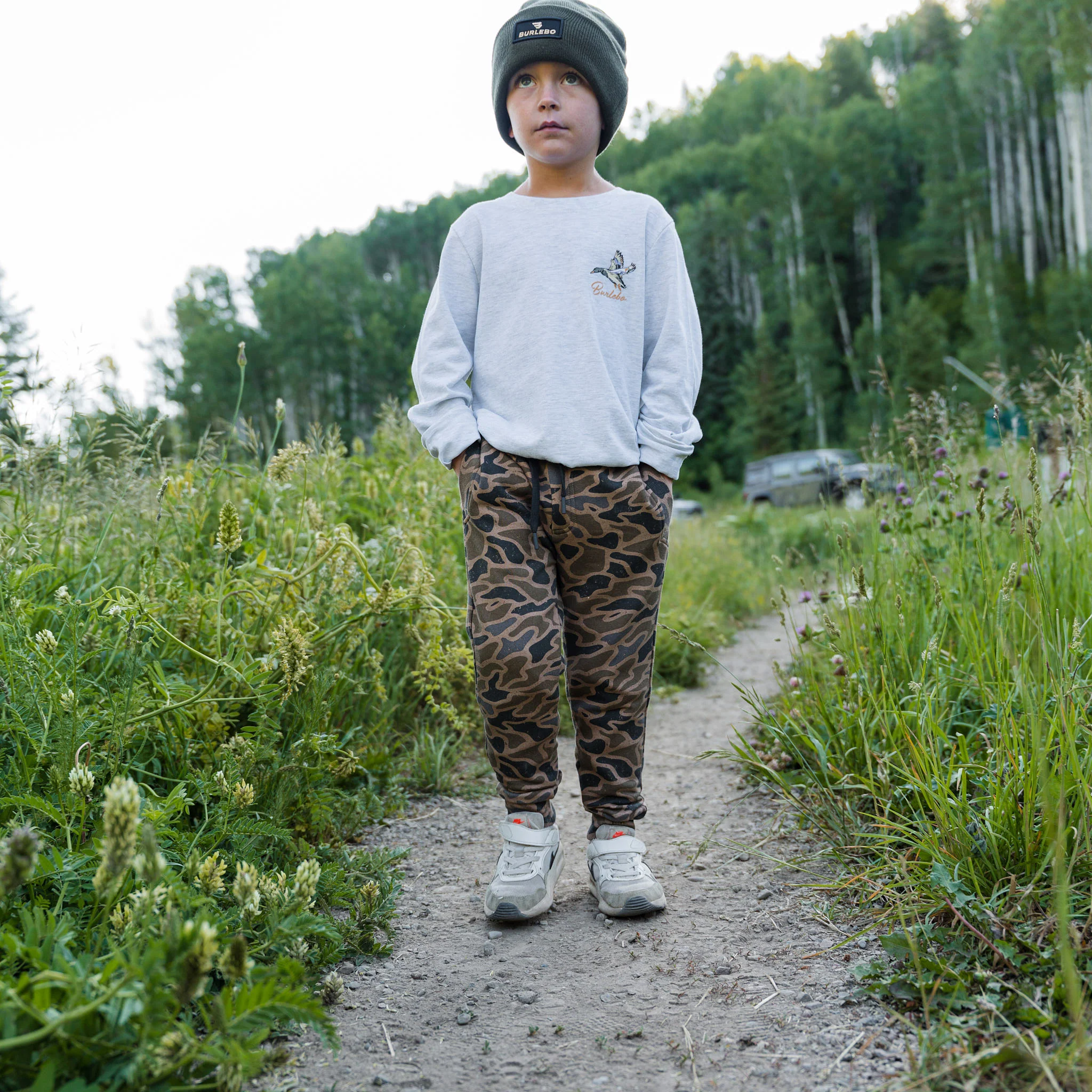 Youth Fleece Jogger - Gauge Camo - Image 4