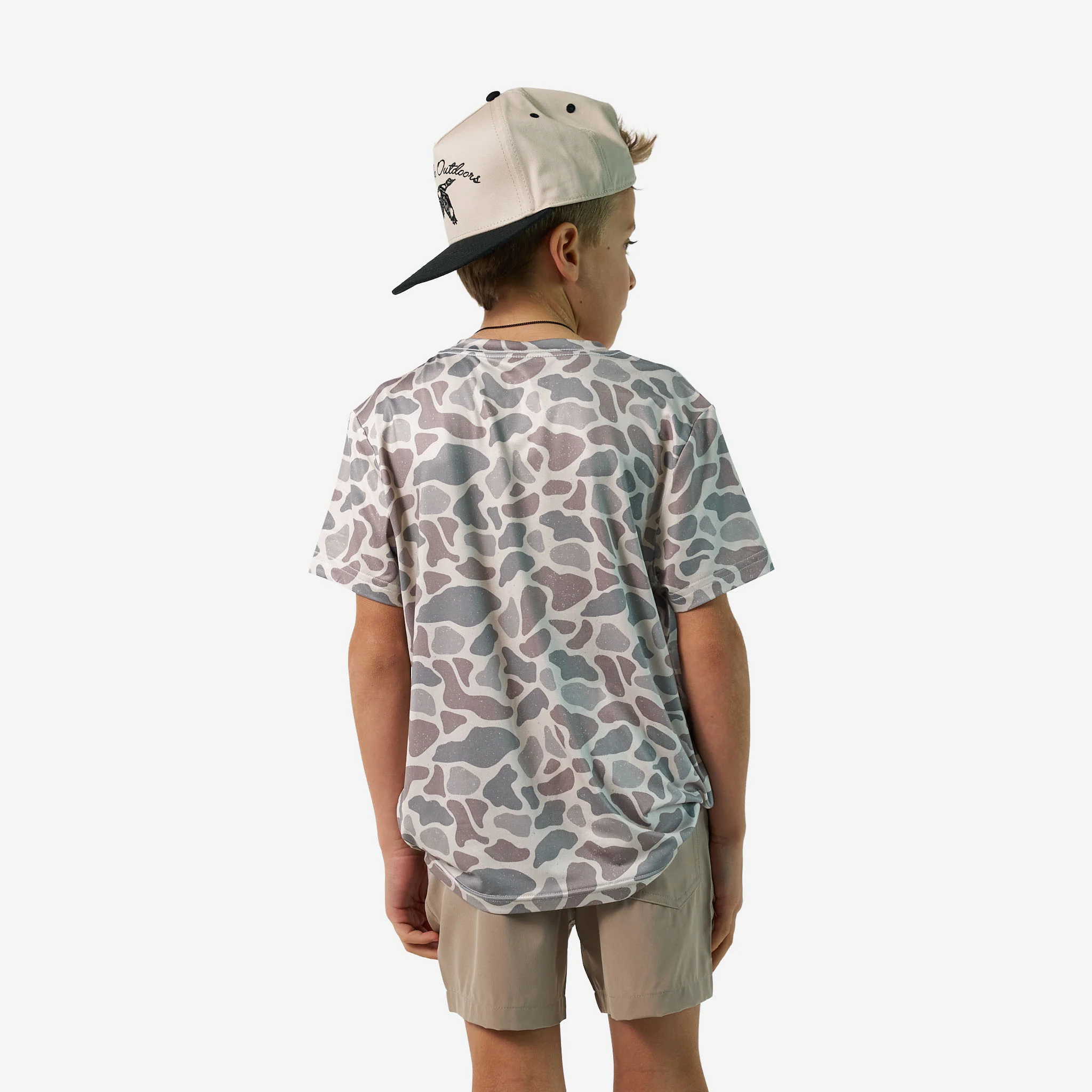 Youth Go To Tee - Classic Deer Camo - Image 5