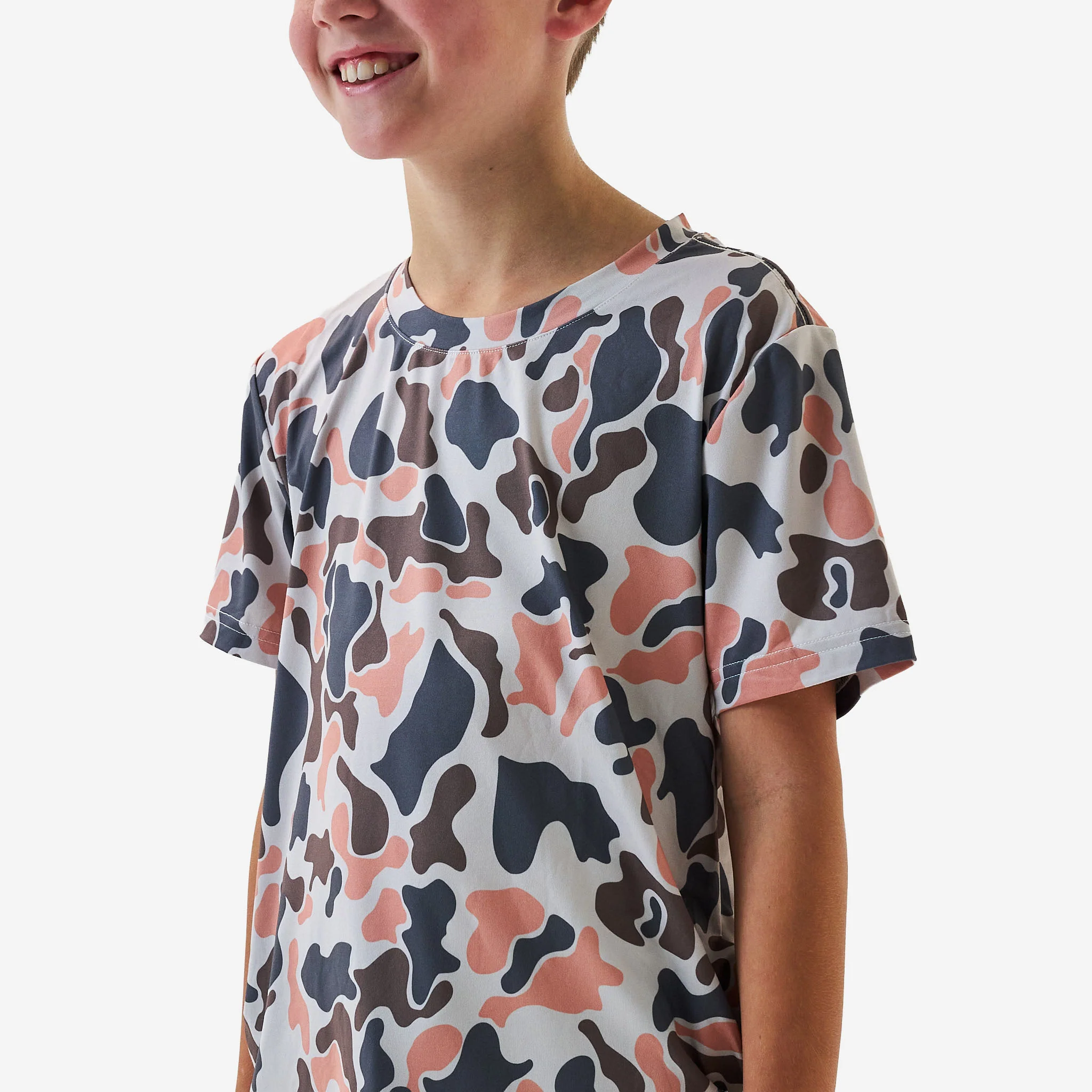 Youth Go To Tee - Vintage Camo - Image 2
