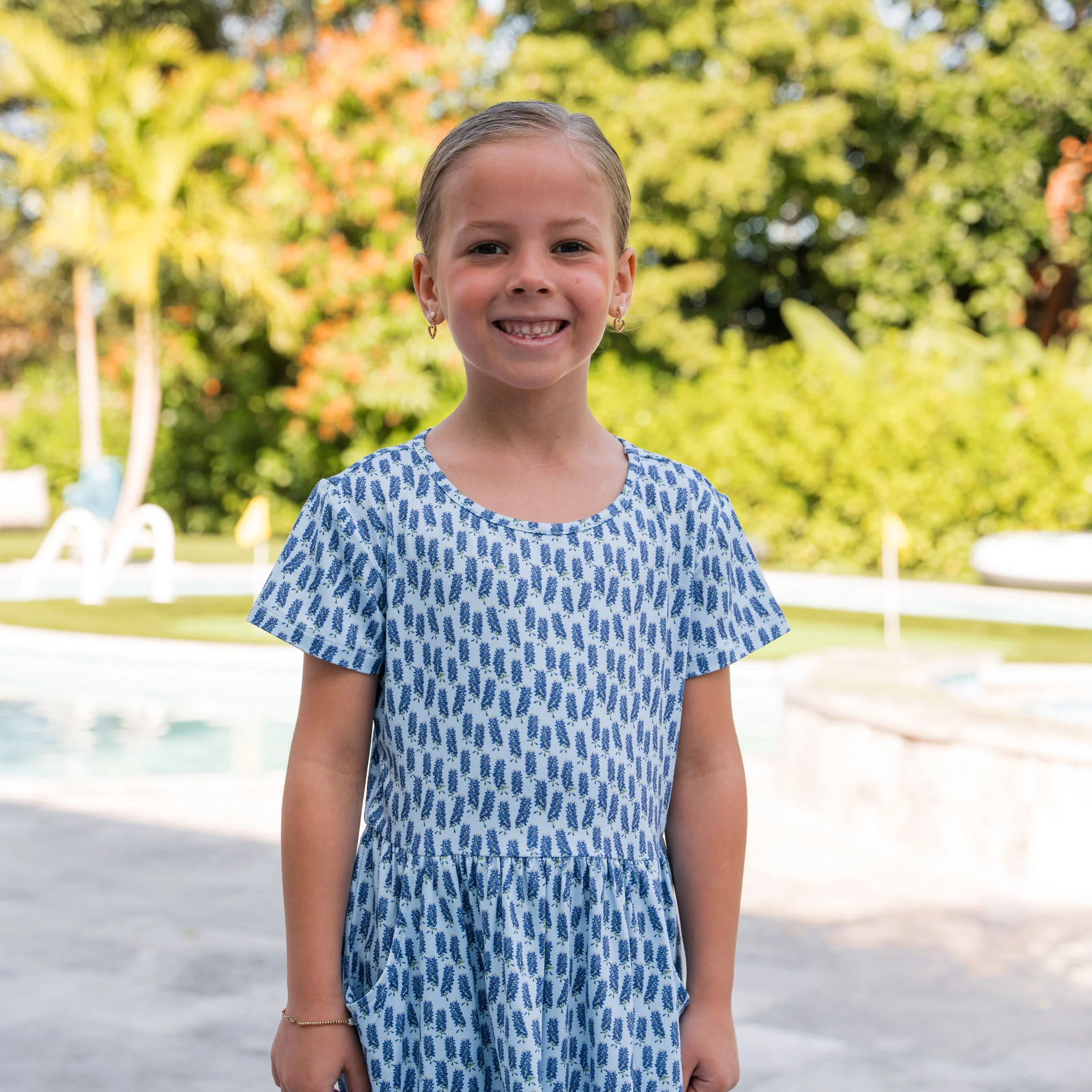Youth Moxie Dress - Bluebonnet - Image 4