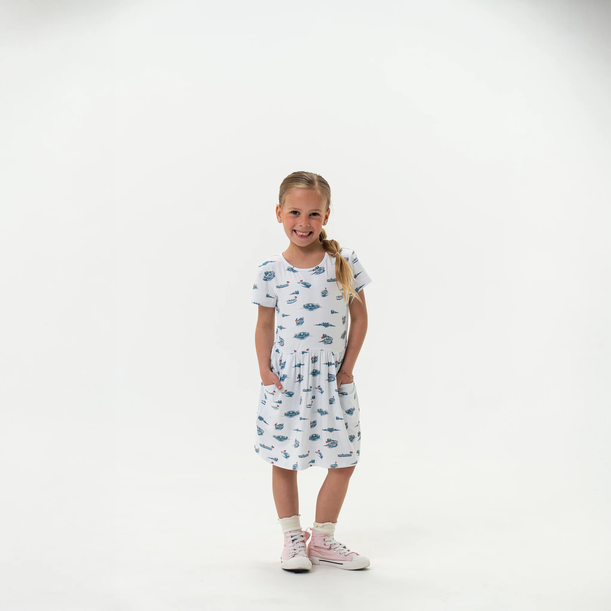 Youth Moxie Dress - Lake Weekend - Image 3