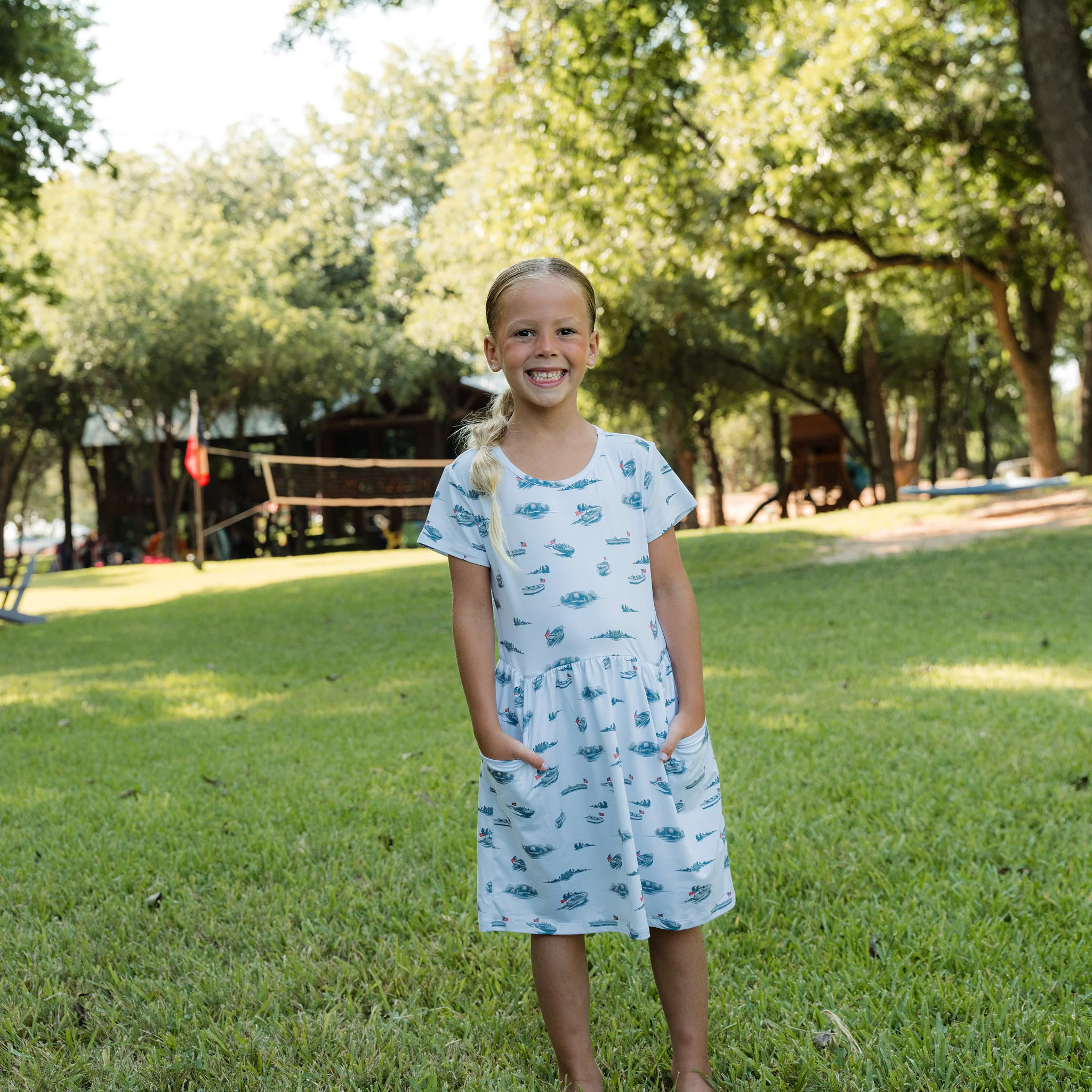 Youth Moxie Dress - Lake Weekend - Image 4