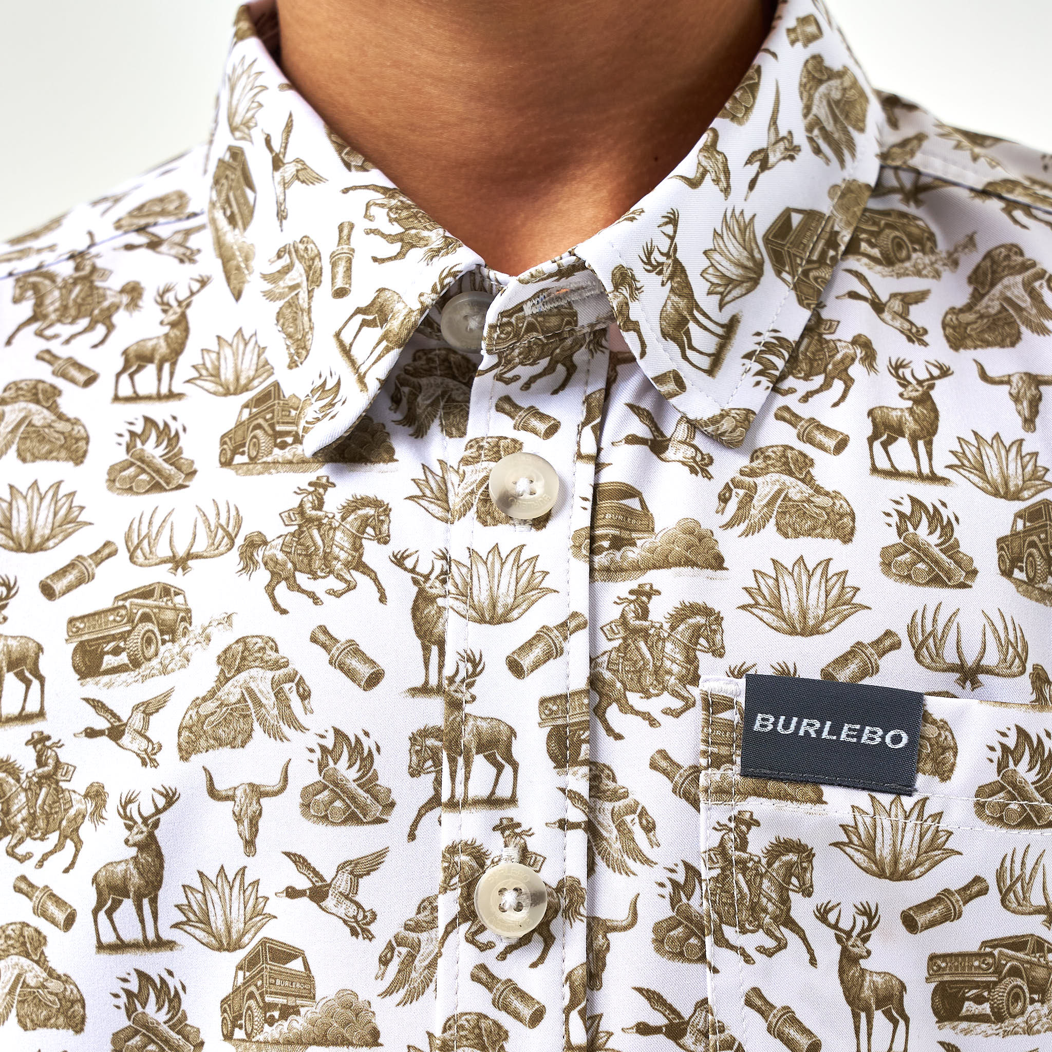 Youth Performance Button Up - Into The Wild - Image 4