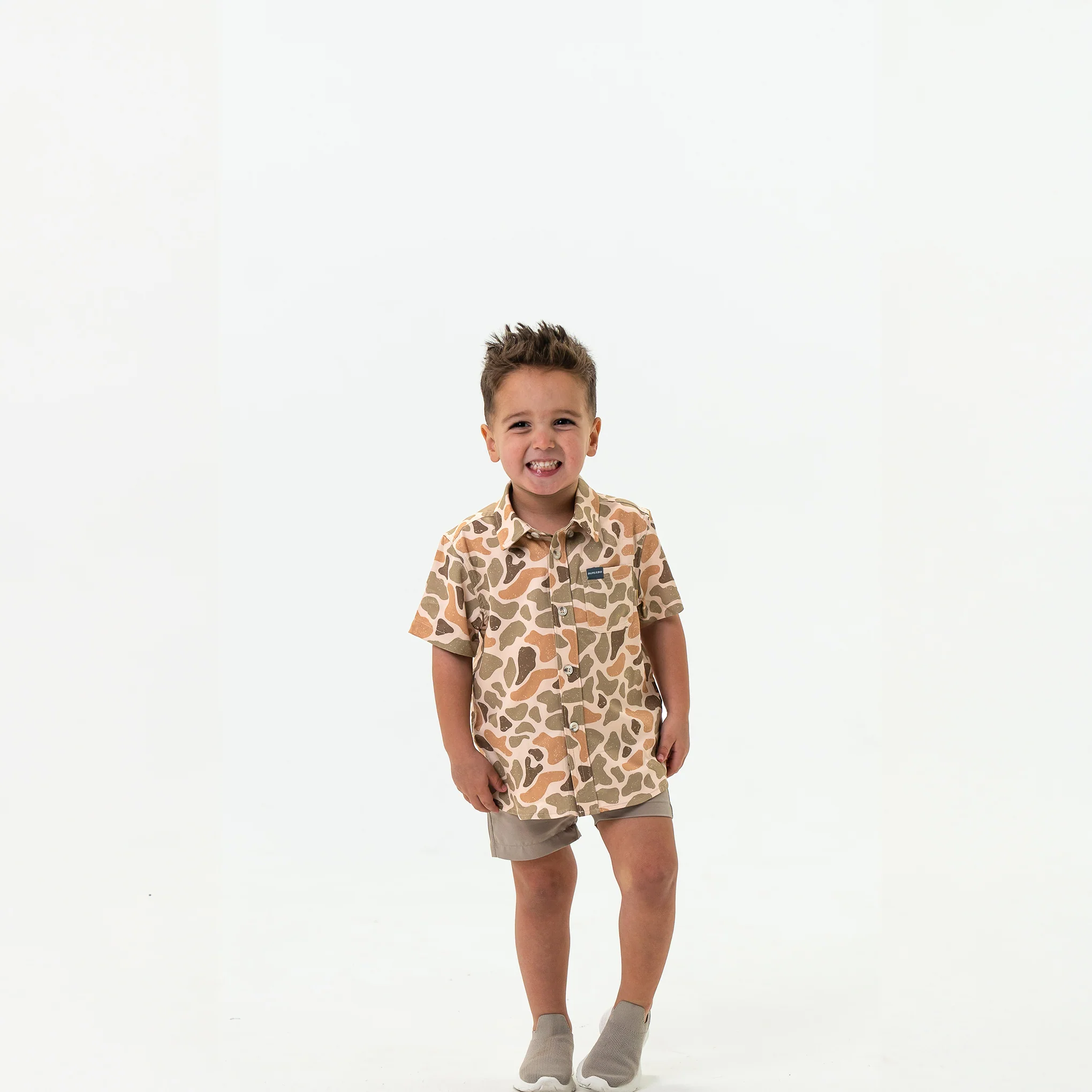 Youth Performance Button Up - Venado Camo - Image 3
