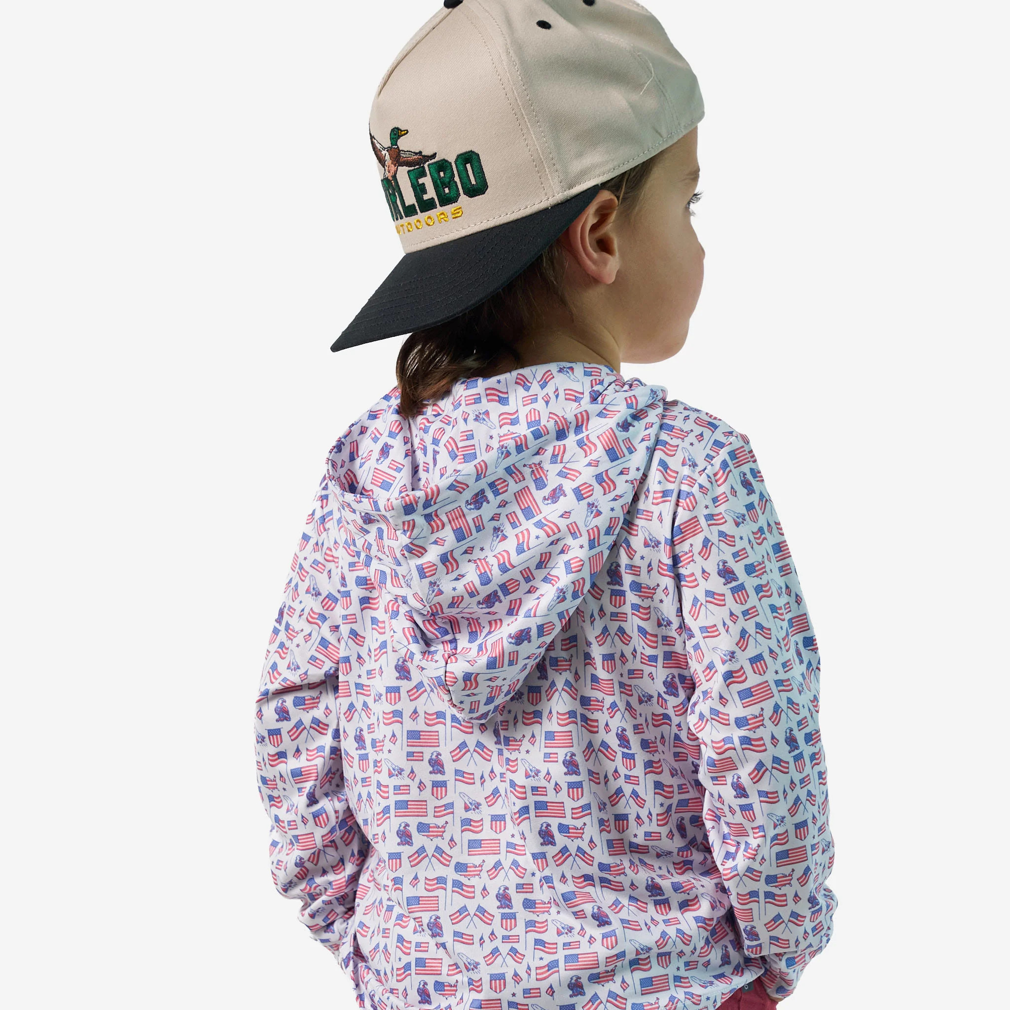 Youth Performance Hoodie - Old Glory - Image 4