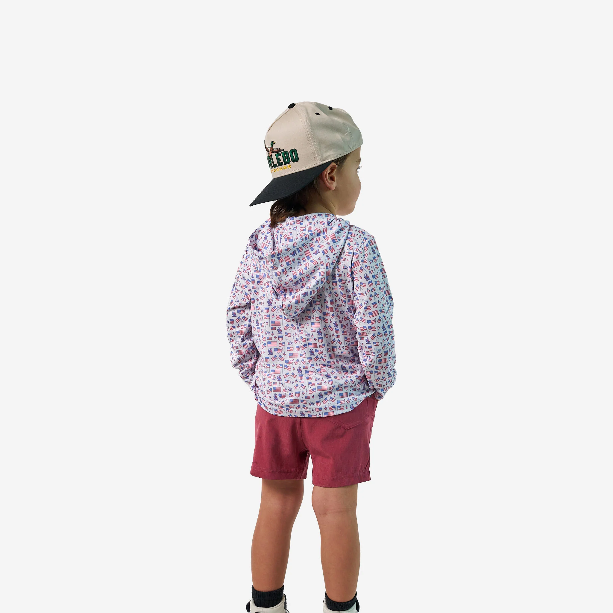 Youth Performance Hoodie - Old Glory - Image 5