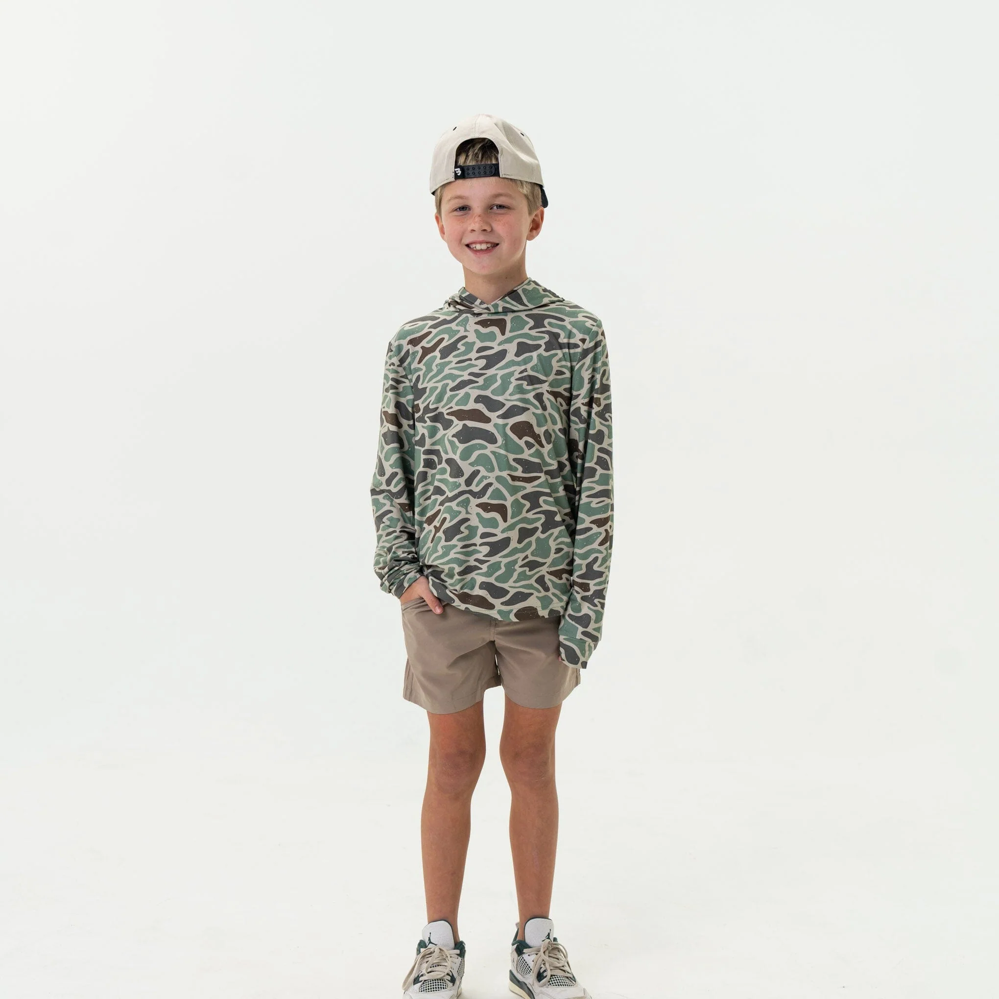 Youth Performance Hoodie - Retro Duck Camo - Image 3