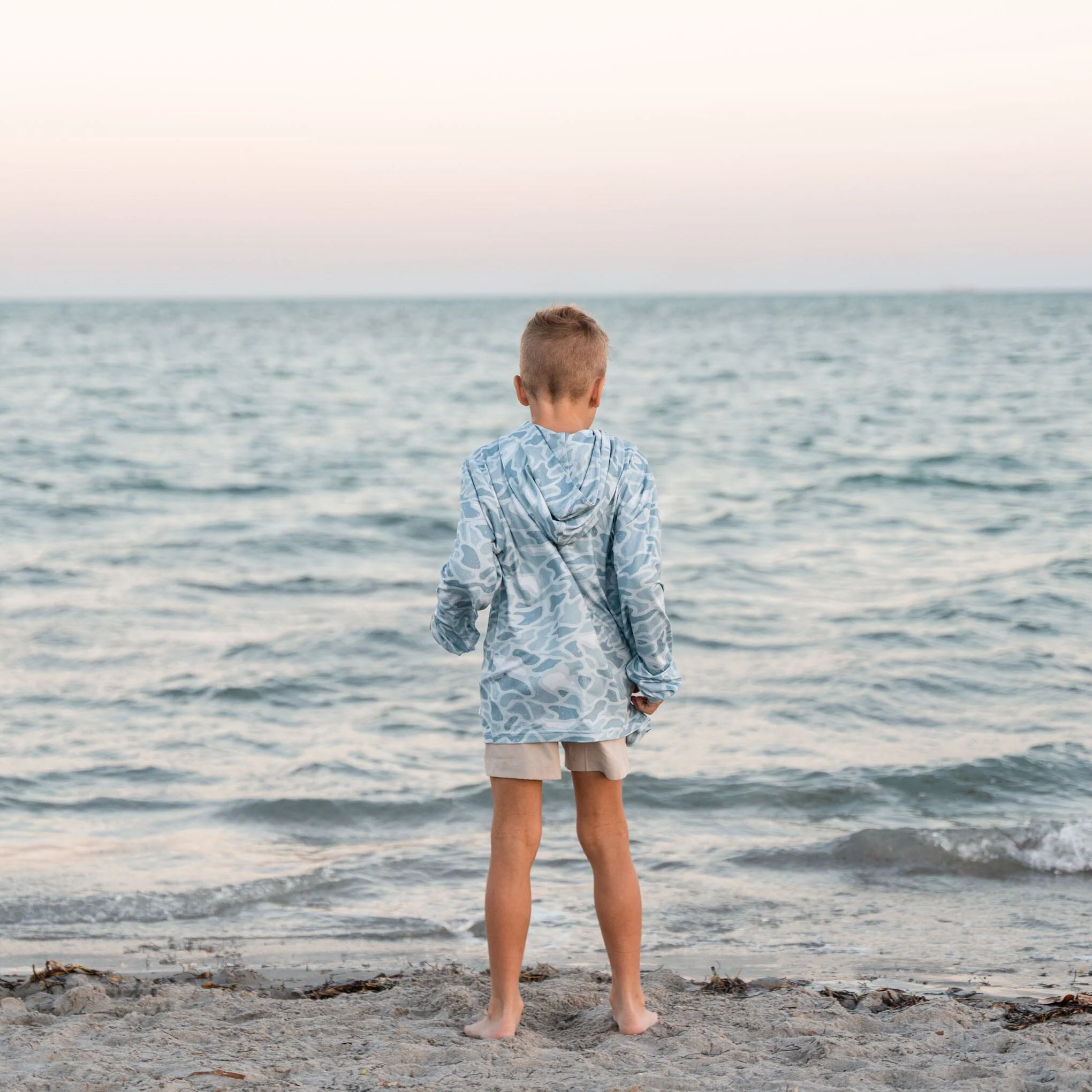 Youth Performance Hoodie - Seaside Camo - Image 2