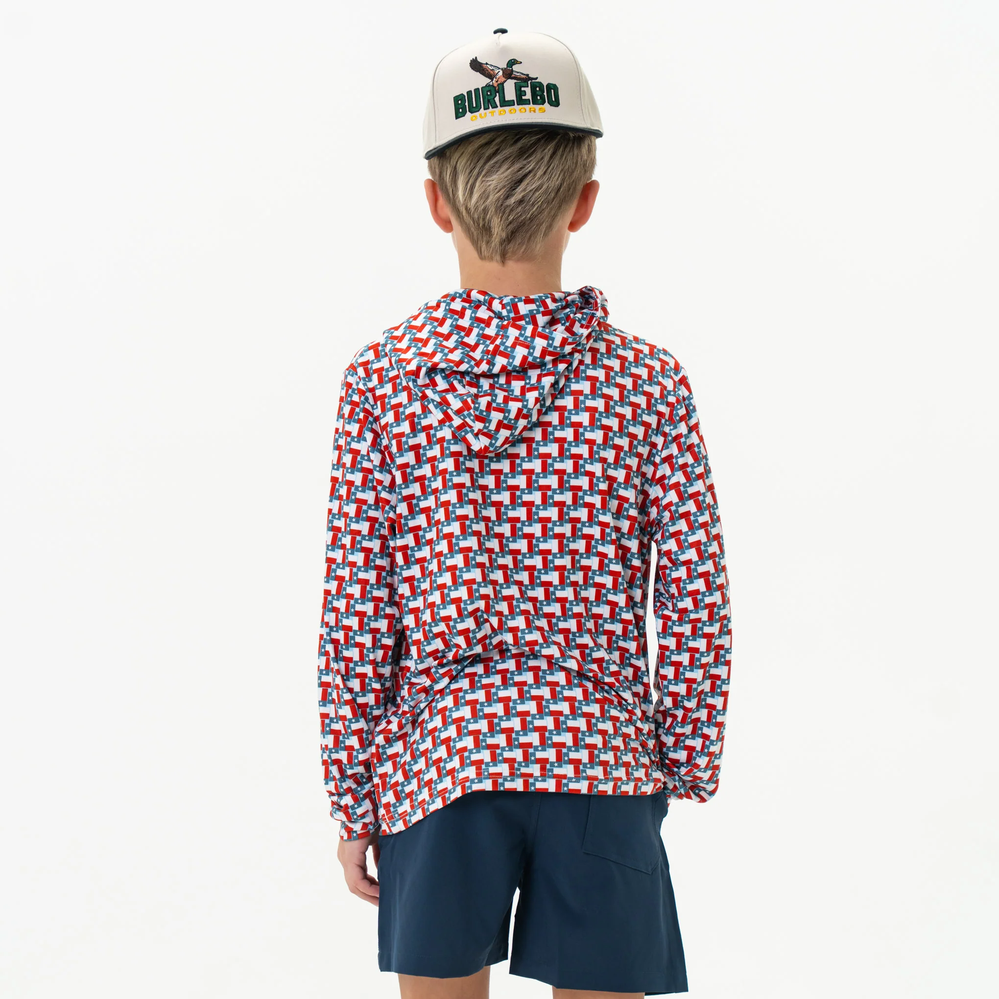Youth Performance Hoodie - Texas Flag - Image 4
