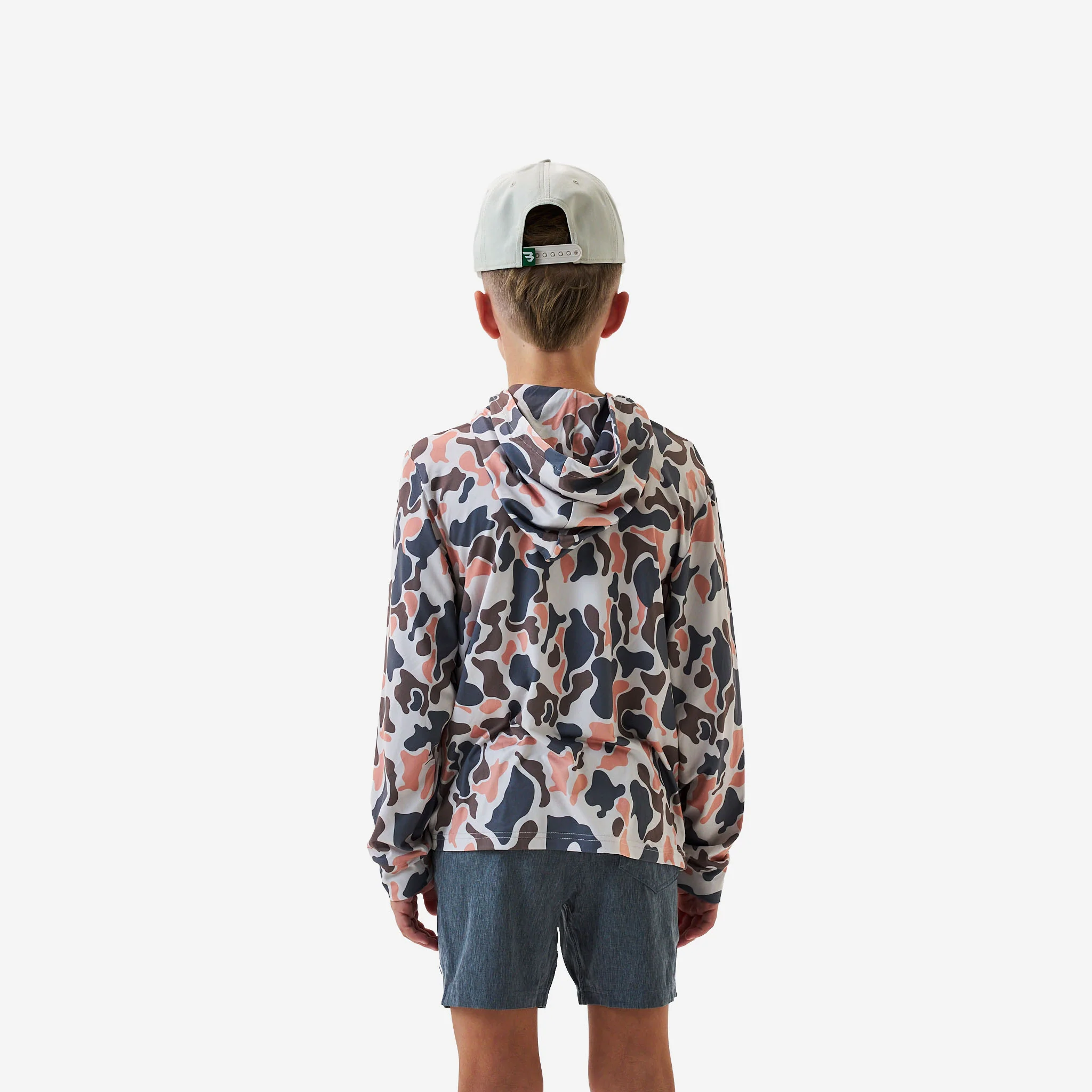 Youth Performance Hoodie - Vintage Camo - Image 4