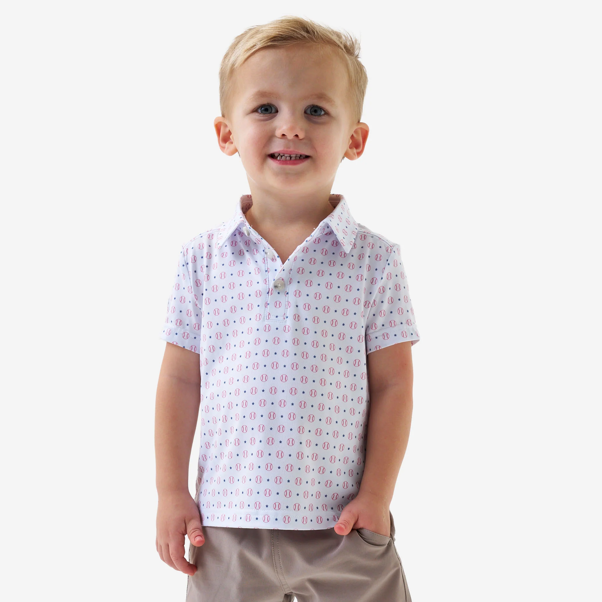 Youth Performance Polo - Baseball - Image 2