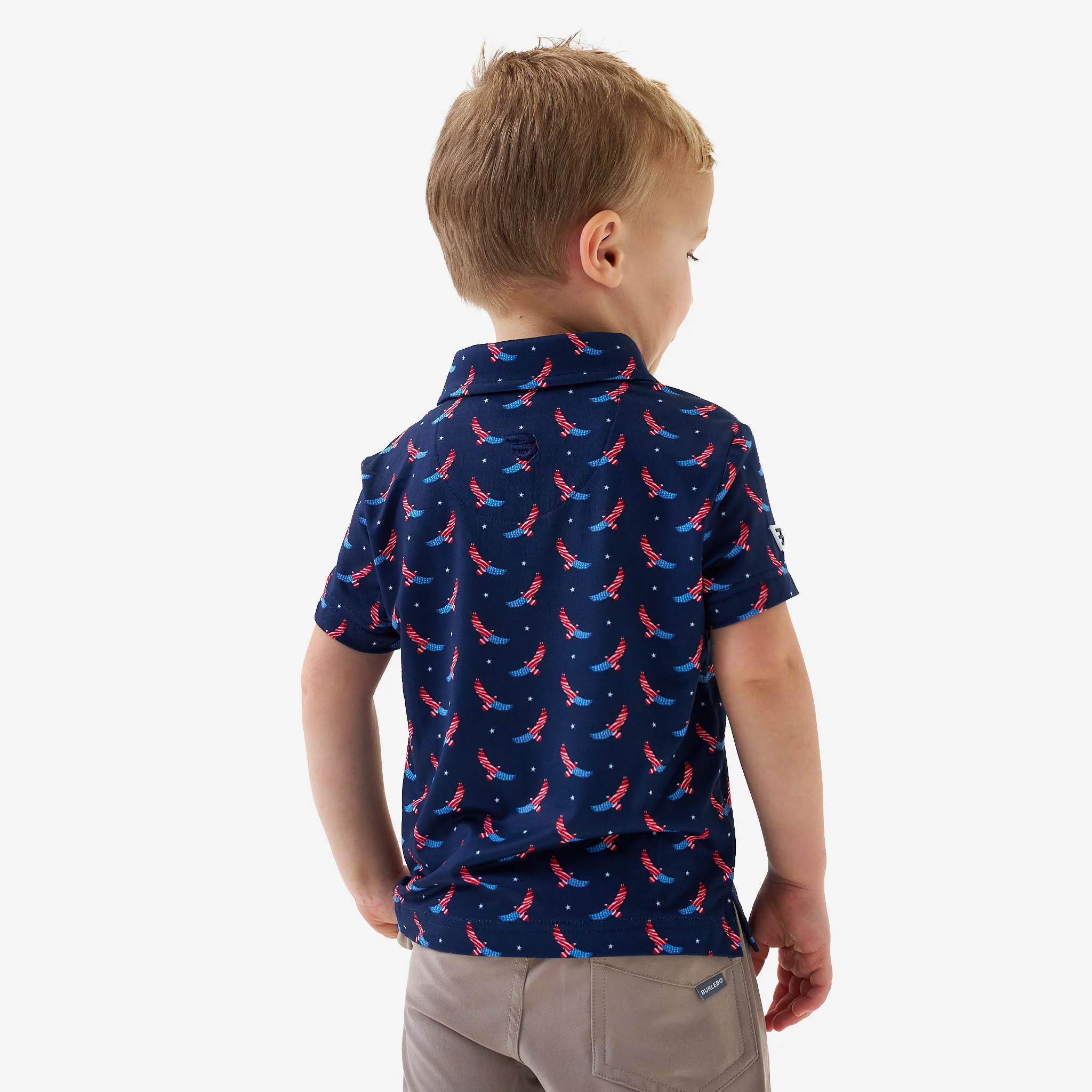 Youth Performance Polo - USA Eagle - Image 4