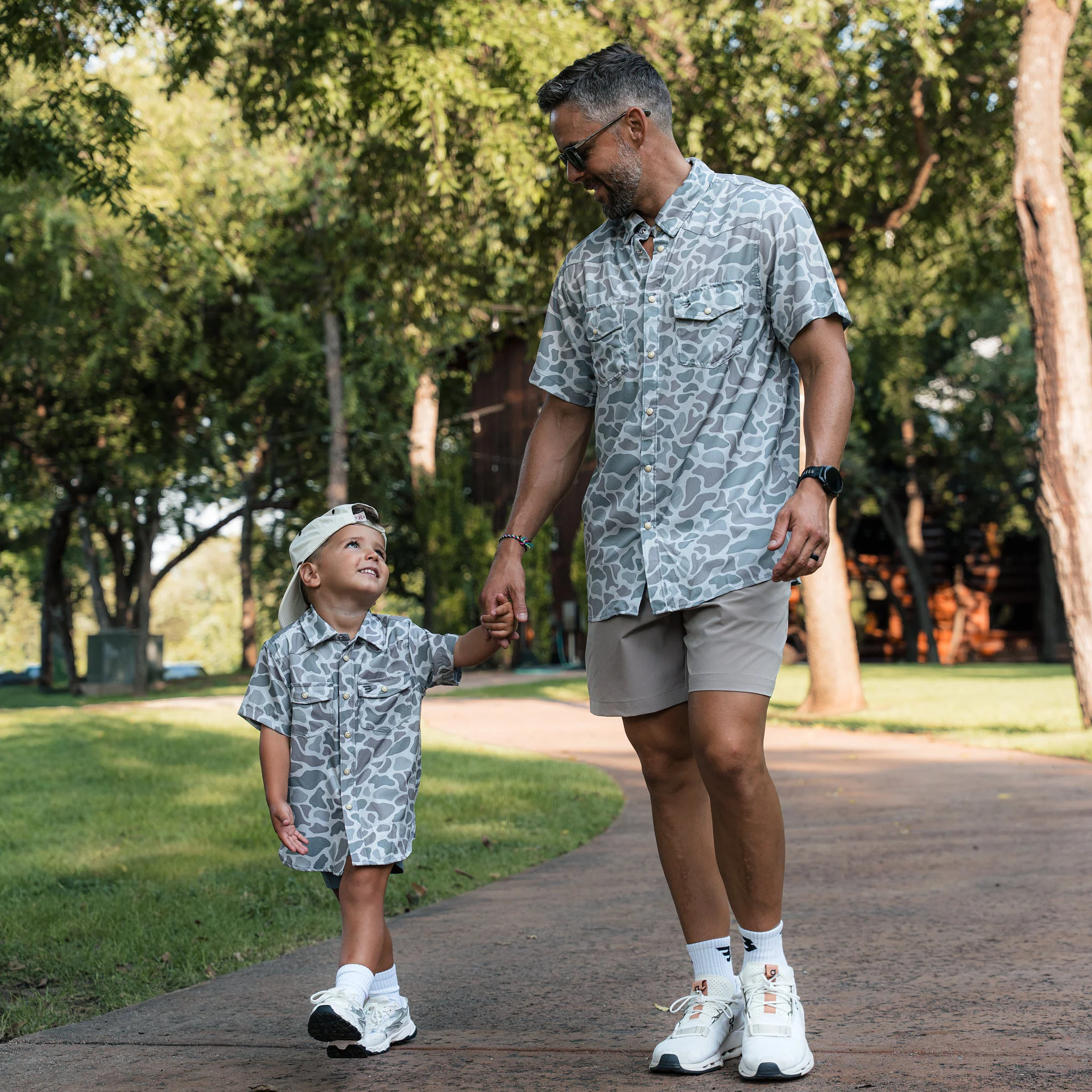 Youth Performance Western Shirt - Classic Deer Camo - Image 4