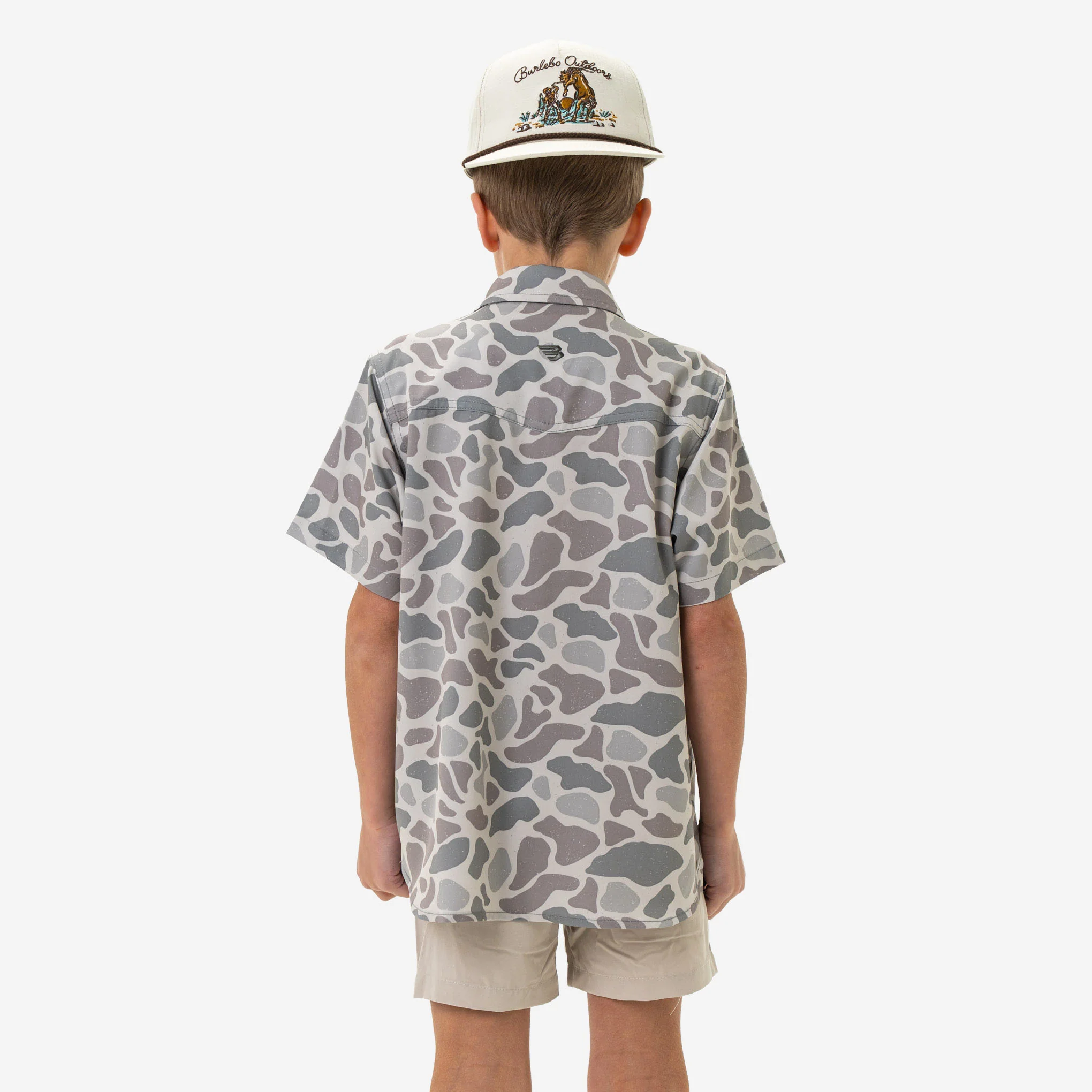 Youth Performance Western Shirt - Classic Deer Camo - Image 7