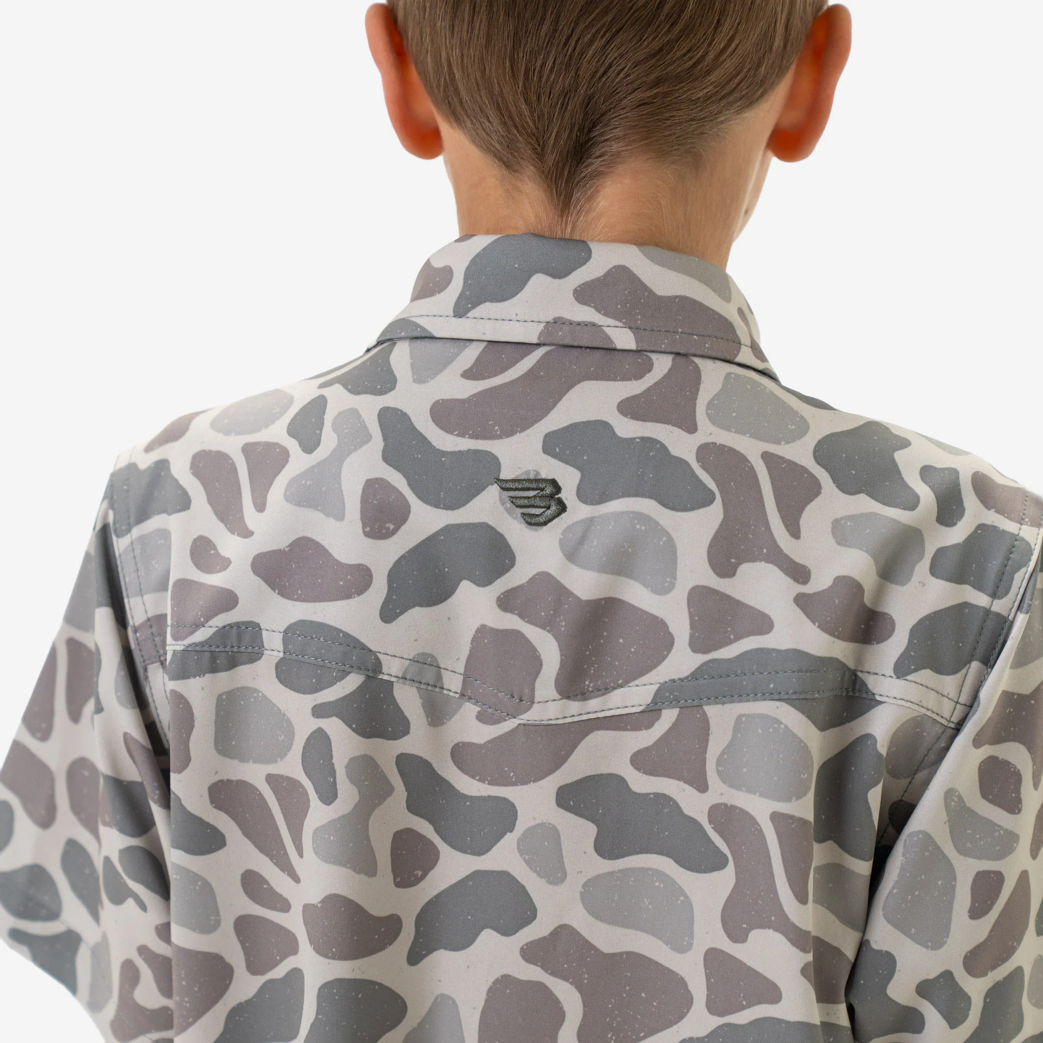Youth Performance Western Shirt - Classic Deer Camo - Image 8