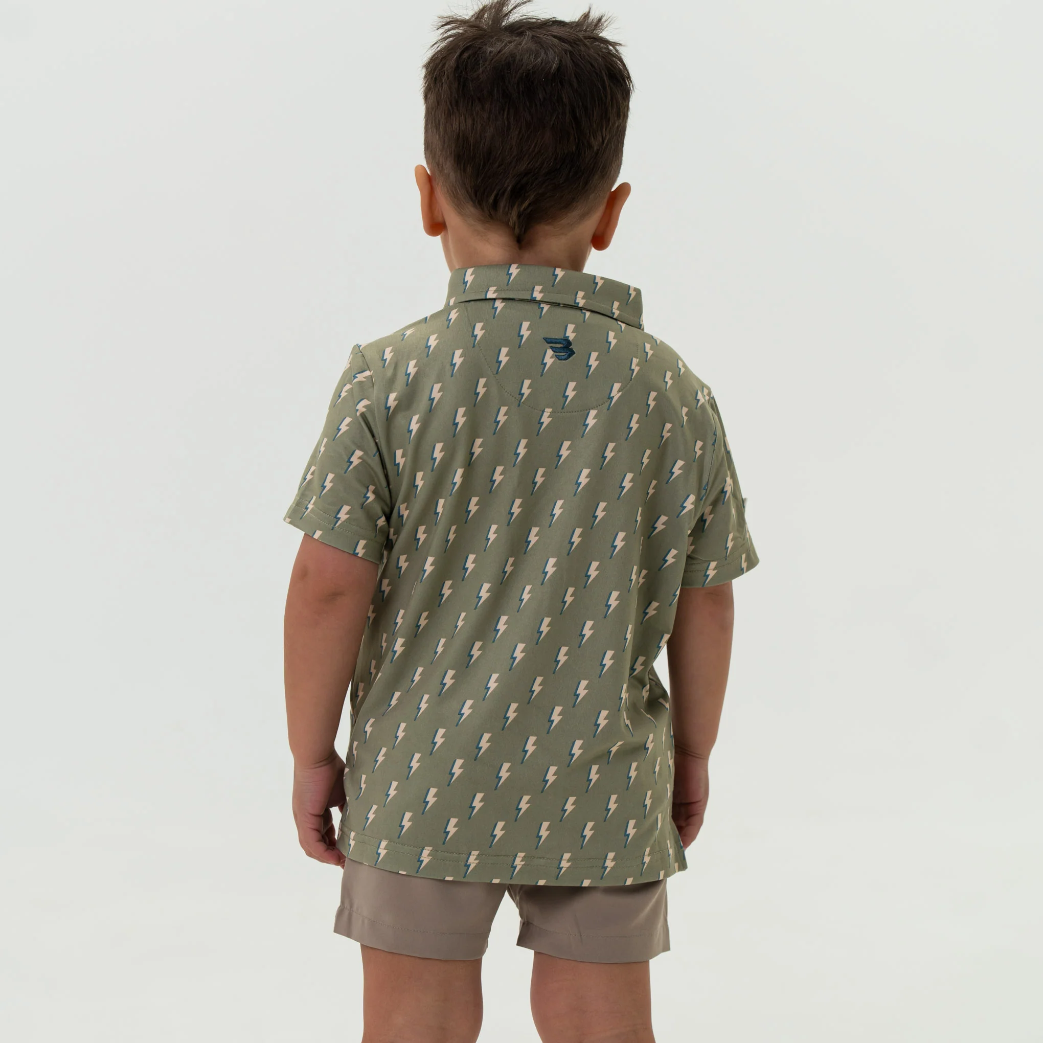 Youth Performance Polo - Sage Lightning - Image 3