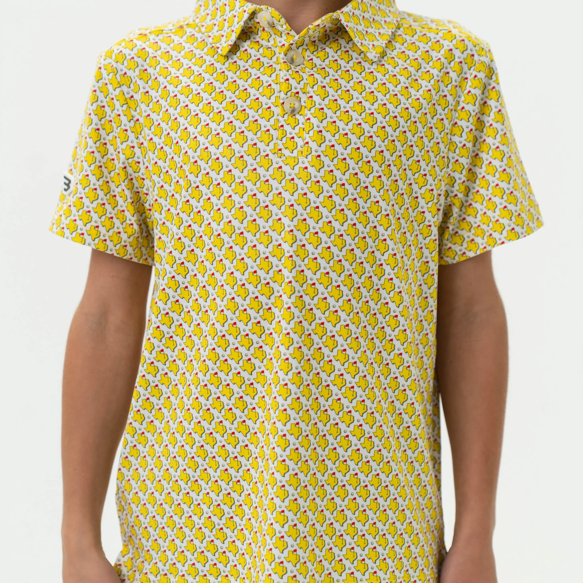 Youth Performance Polo - Texas Tee Time - Image 3