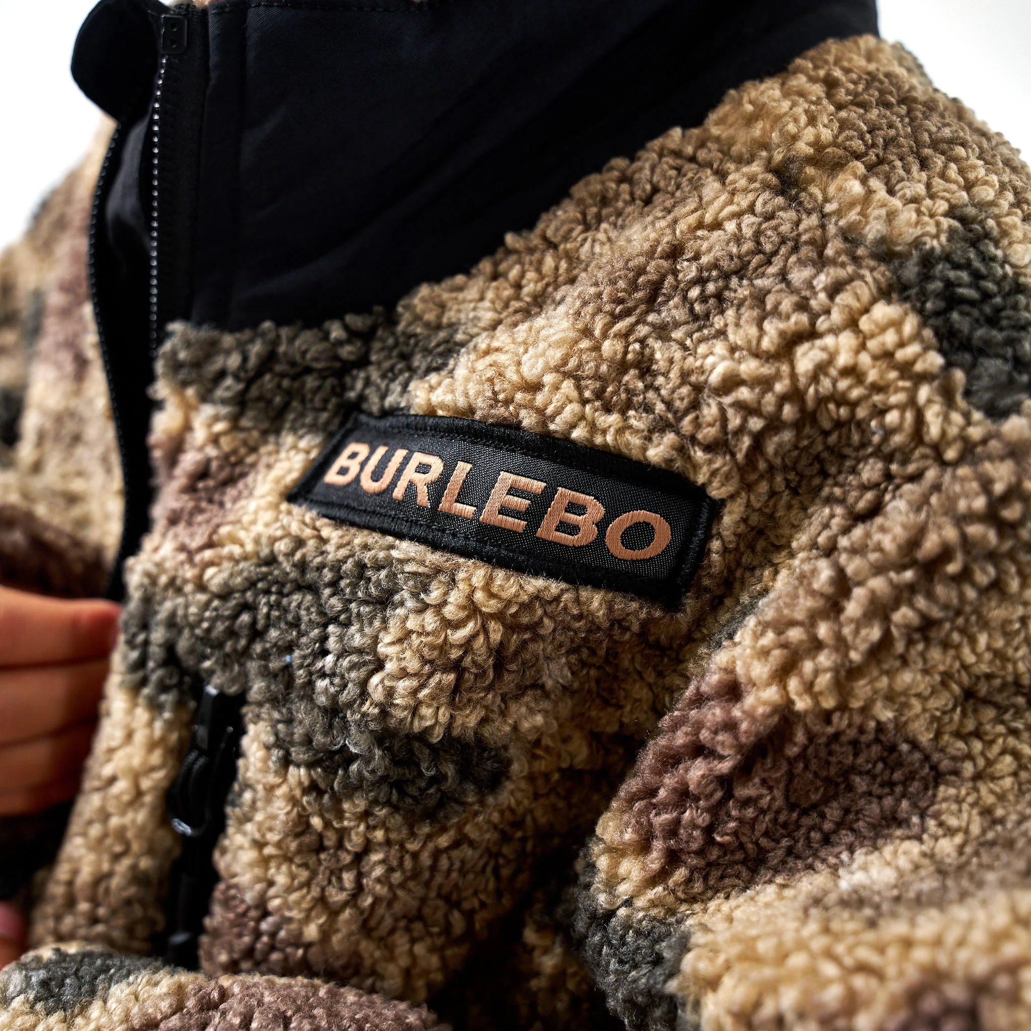 Youth Sherpa - Full Zip Jacket - Rocky Mountain Camo - Image 5