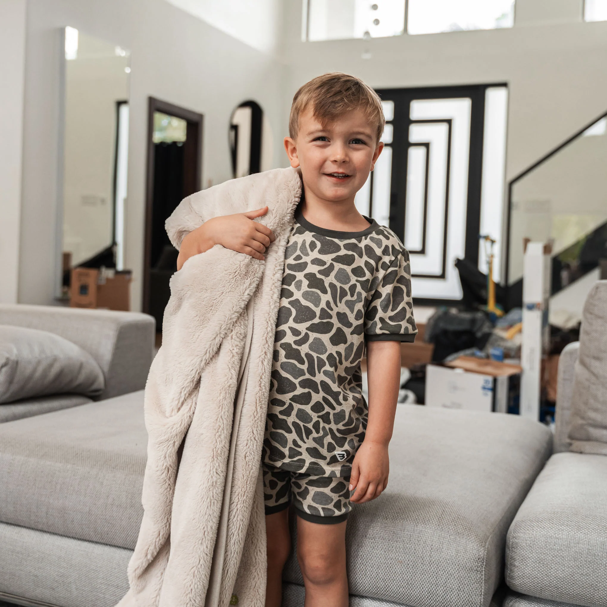 Youth Sleep Short Set- Classic Deer Camo - Image 2