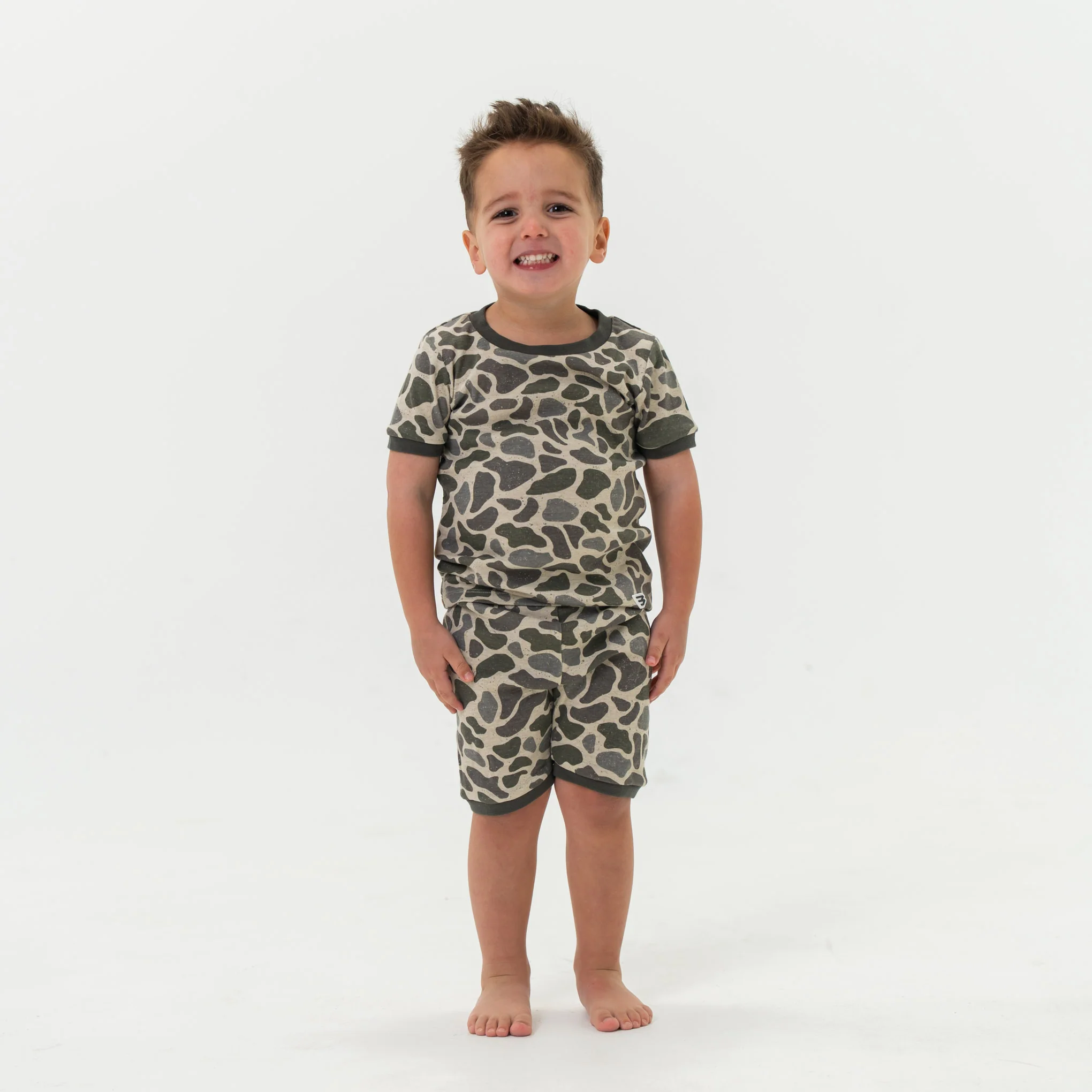 Youth Sleep Short Set- Classic Deer Camo - Image 3