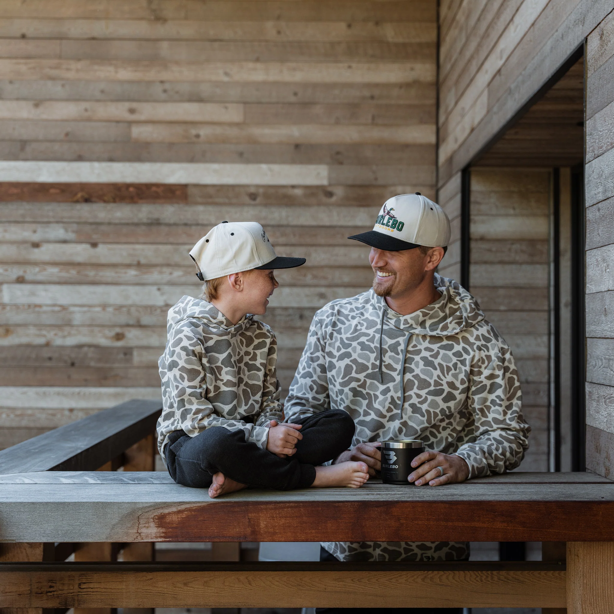 Youth Thermal Hoodie - Classic Deer Camo - Image 4
