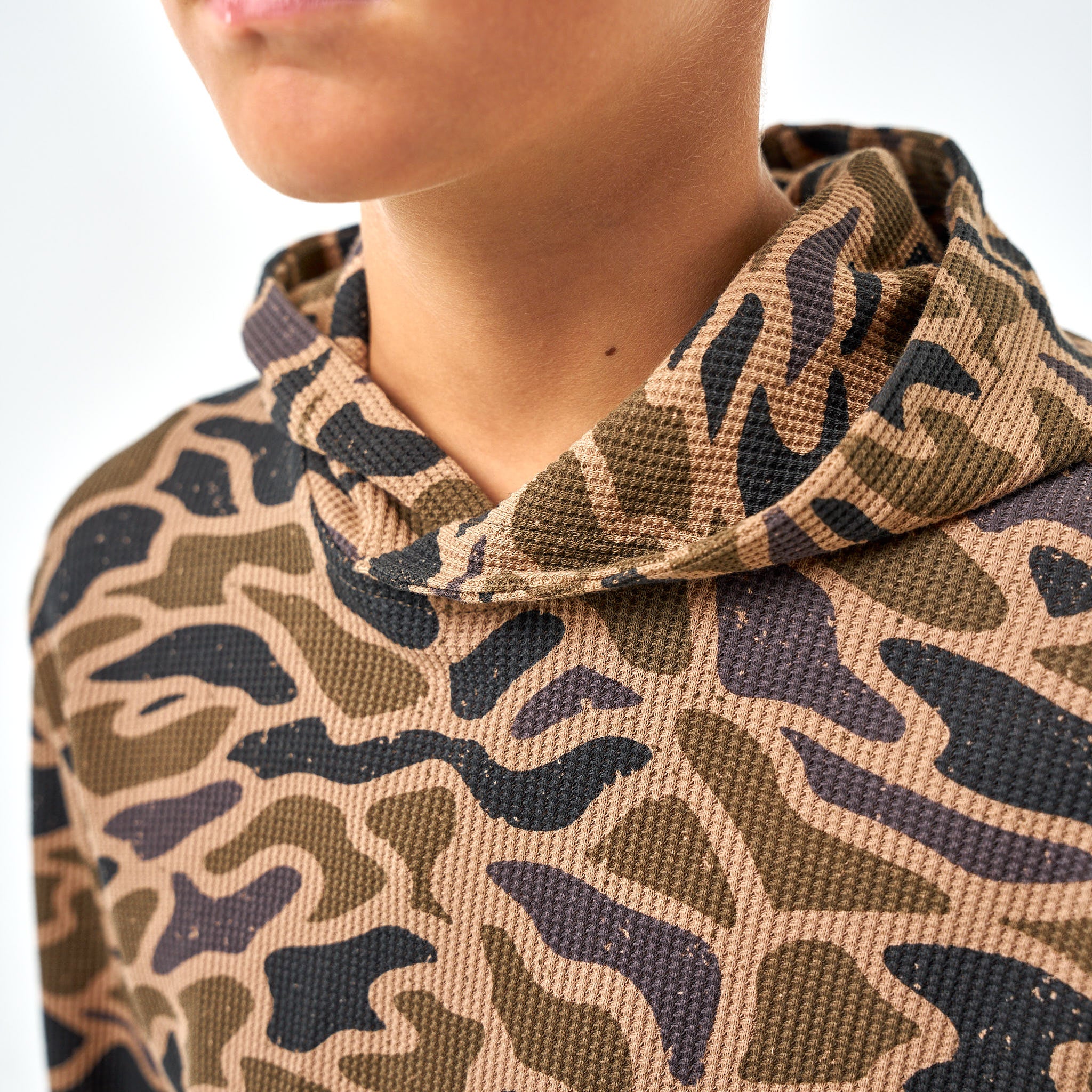 Youth Thermal Hoodie - Gauge Camo - Image 6
