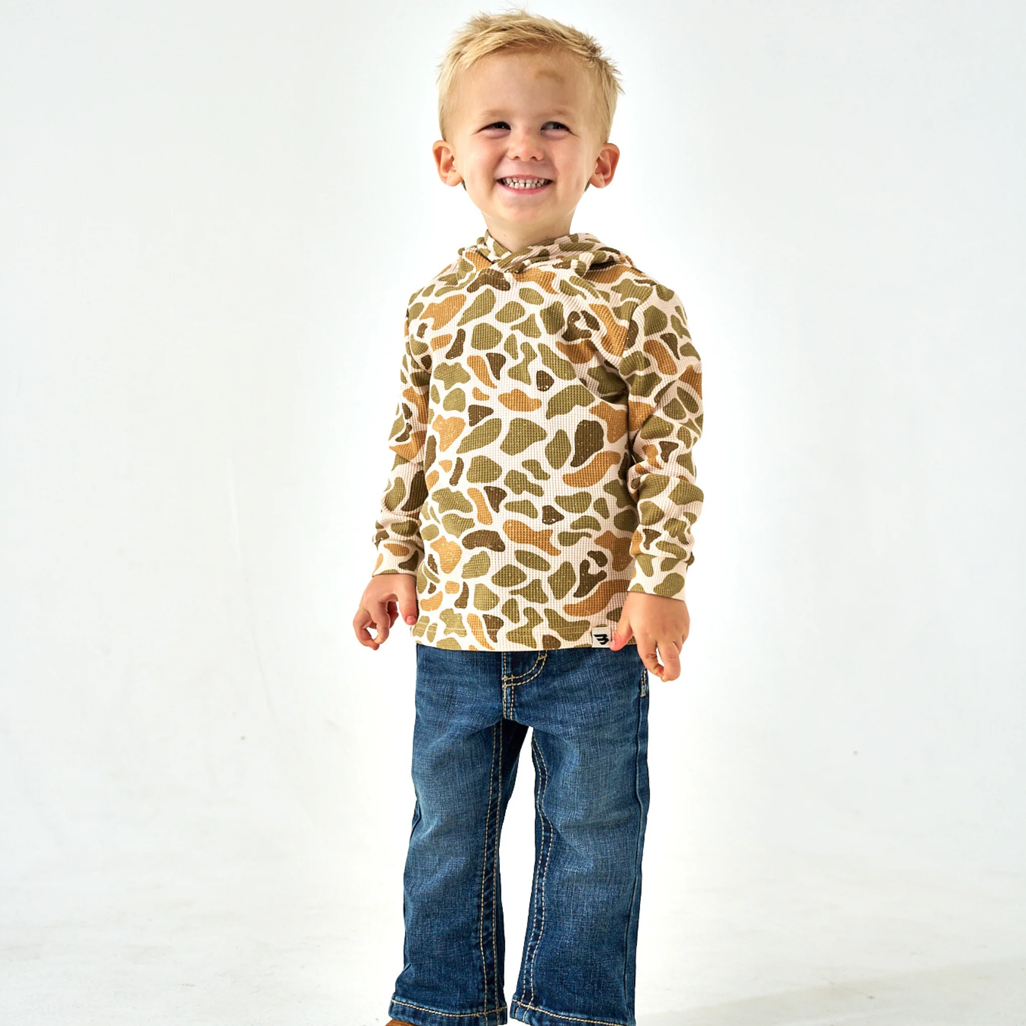 Youth Thermal Hoodie - Venado Camo - Image 5